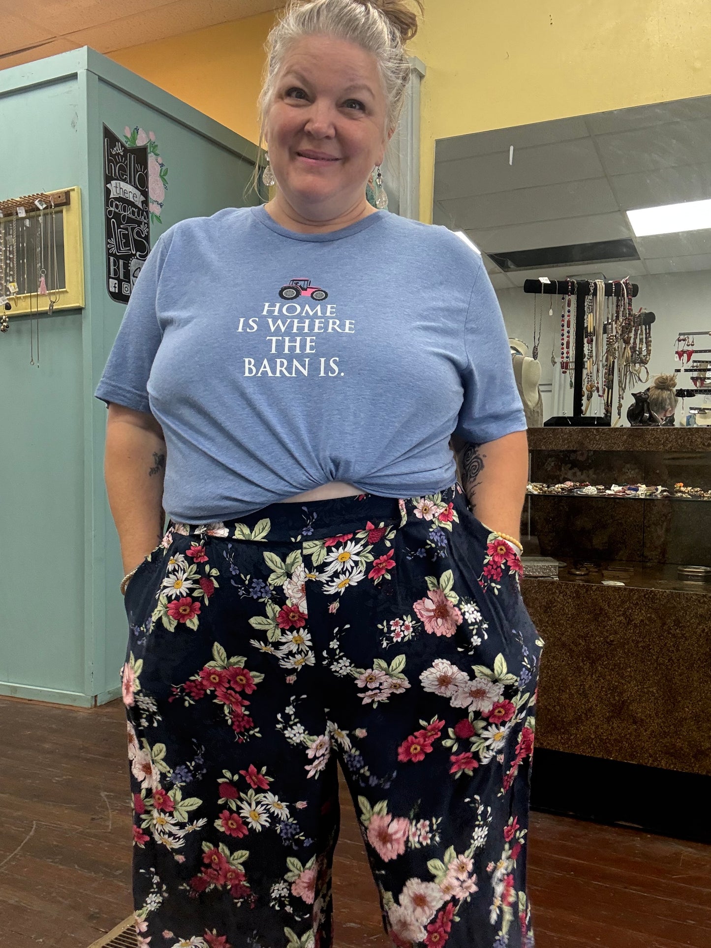 Canvas Blue Tops, 2xl