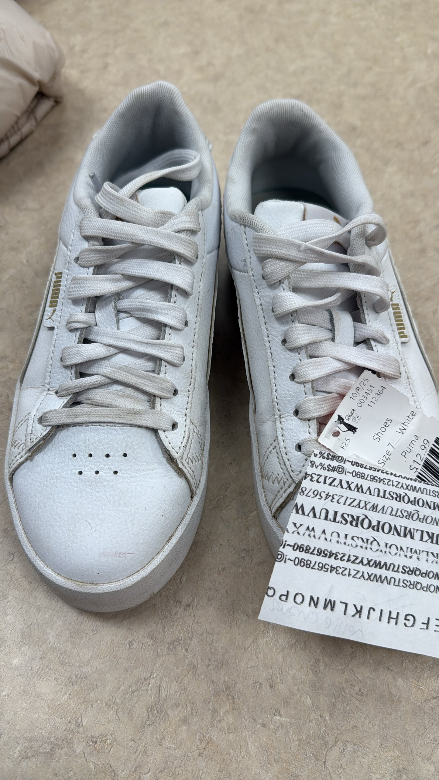 Puma White Shoes, 7