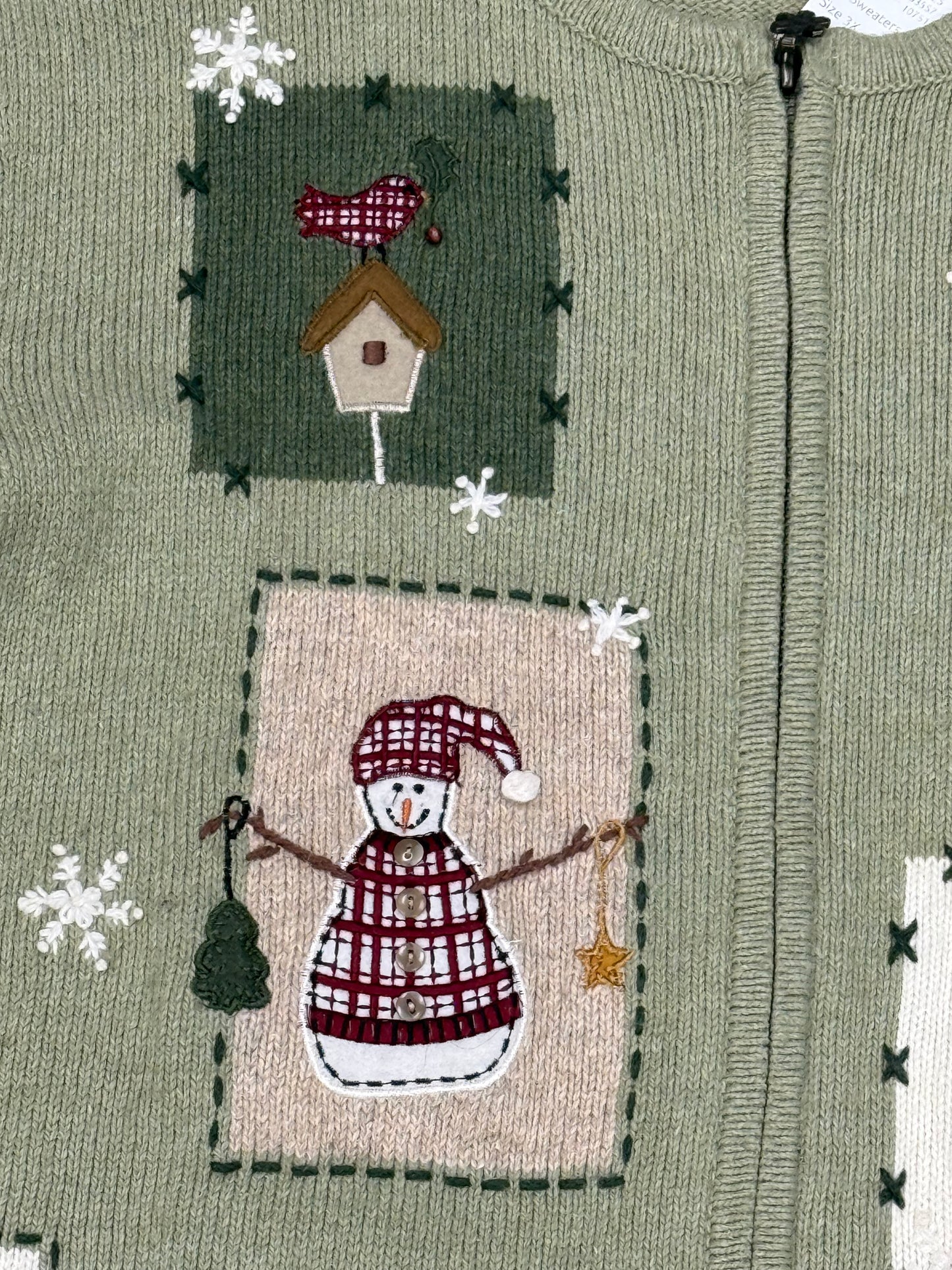 Croft & Barrow Green Sweaters, 3X