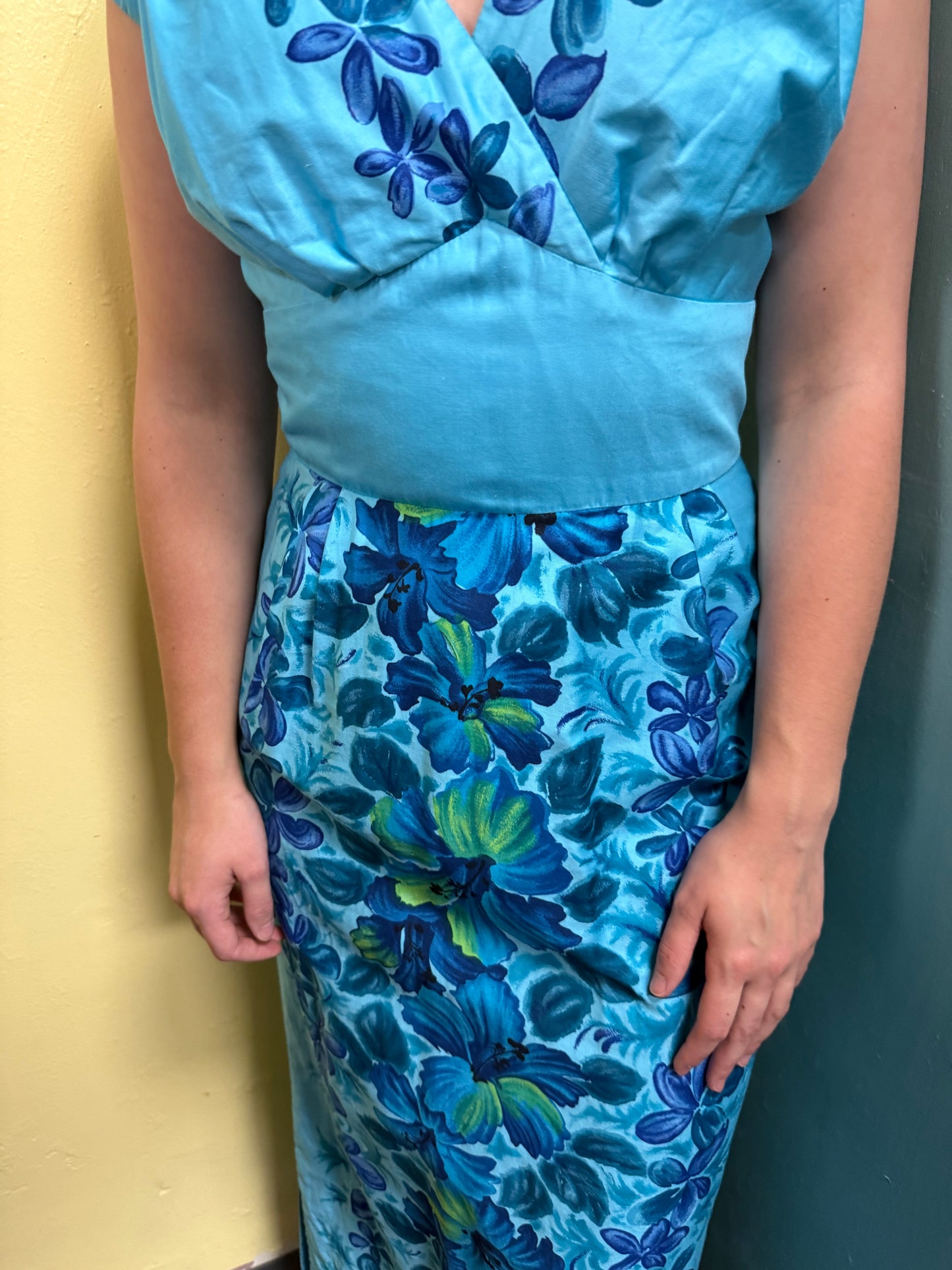 Hawaiian togs blue Vintage, small/medium