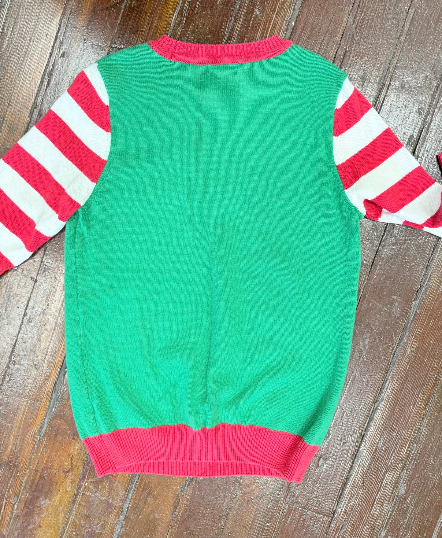 To Be Jolly Green/Red Sweaters, M