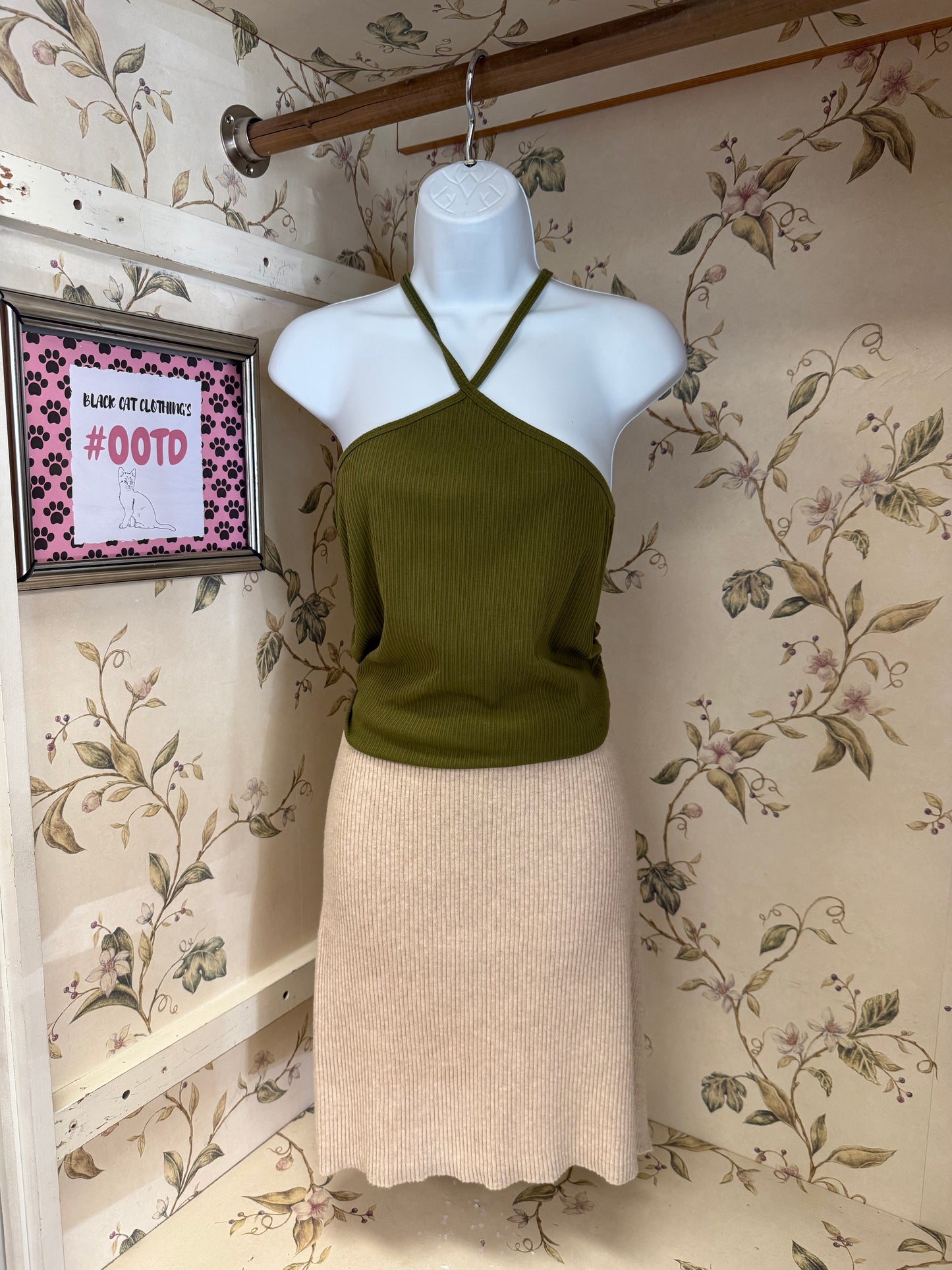 cabi set olive green Tops, s