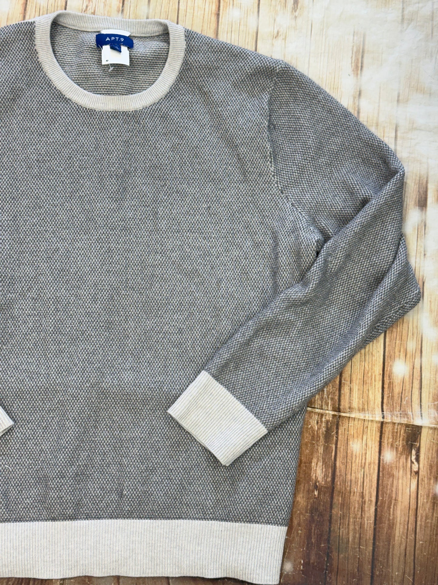 Apt 9 Gray Crewnecks, XXL