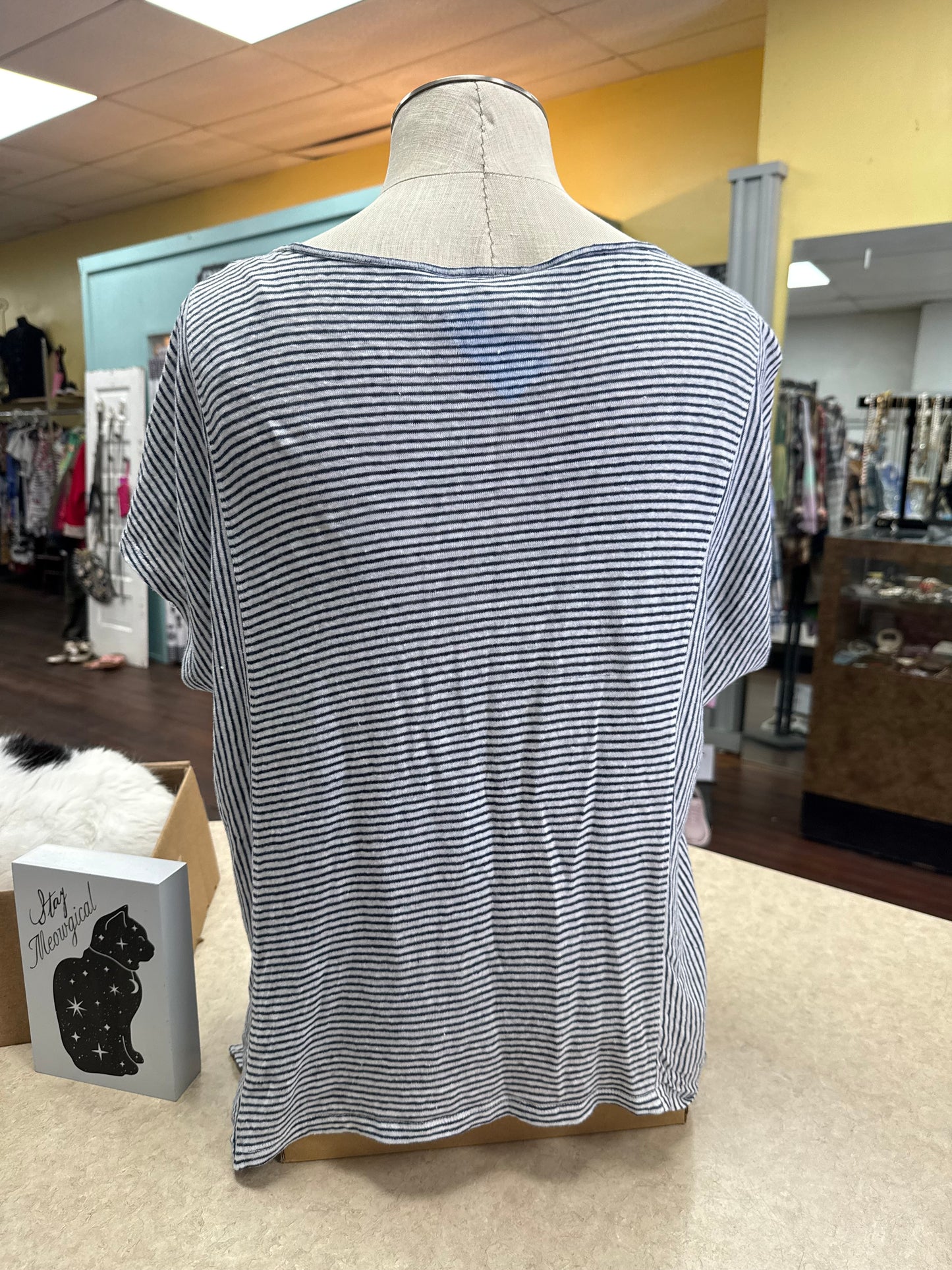 C&C California Navy striped Tops, M