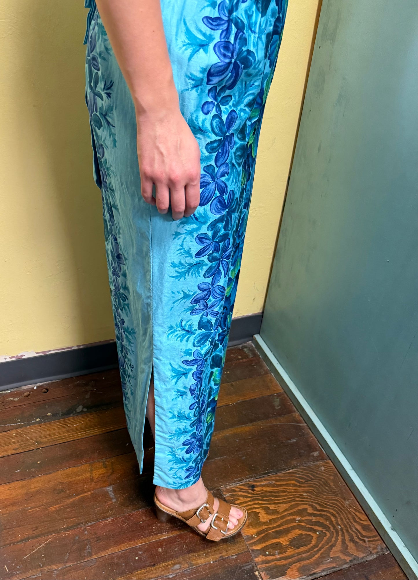 Hawaiian togs blue Vintage, small/medium