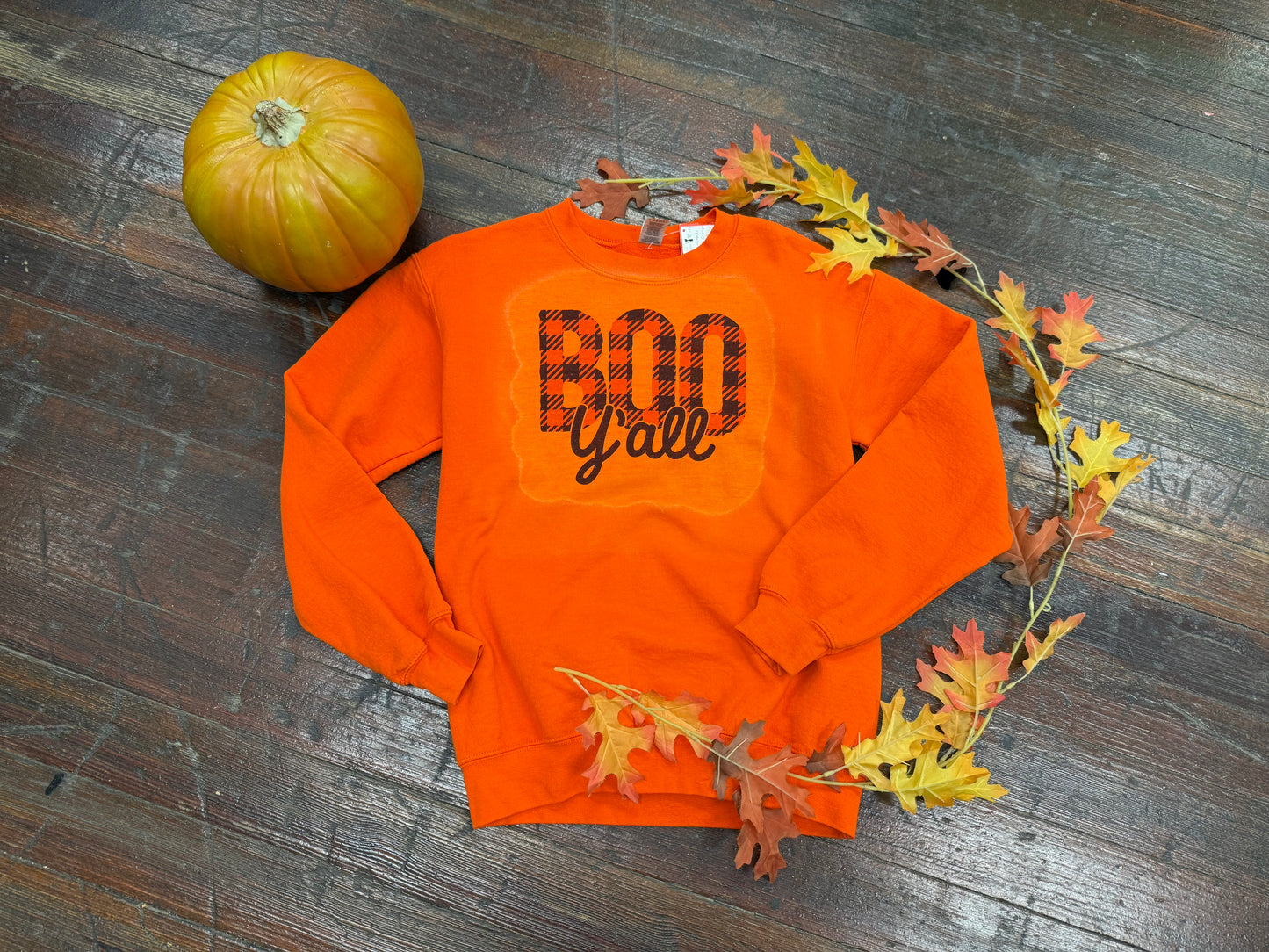 Gildan Orange Crewnecks, S