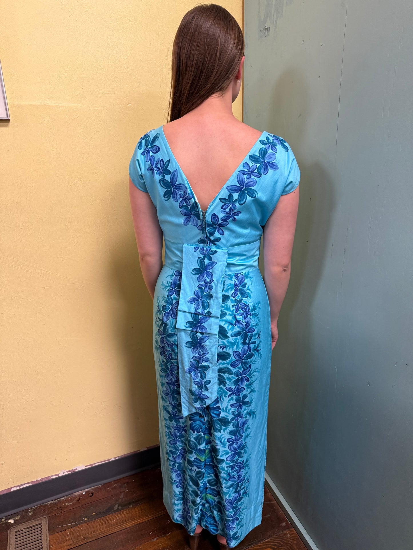 Hawaiian togs blue Vintage, small/medium