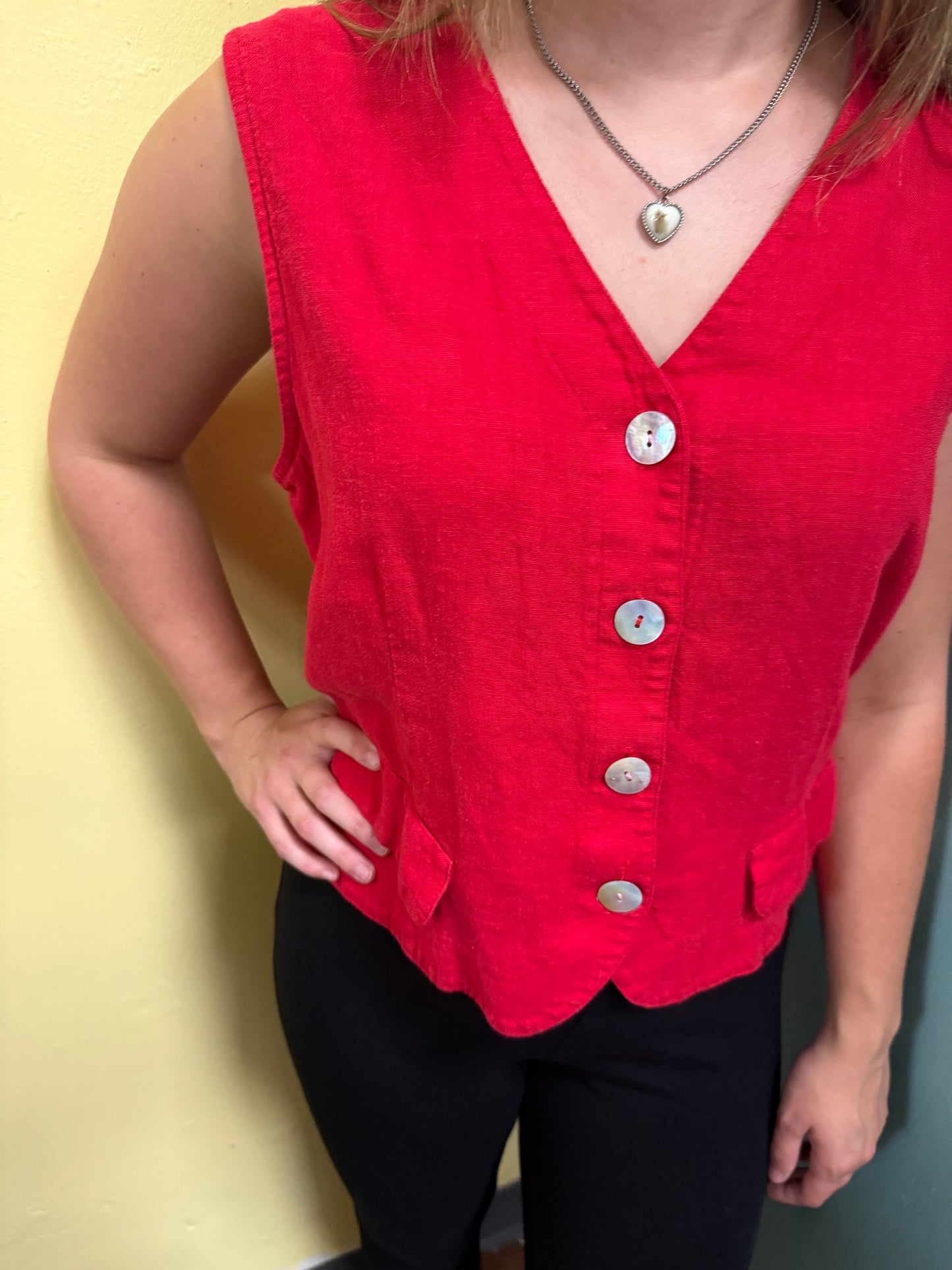 Carol Anderson Red Tops, L