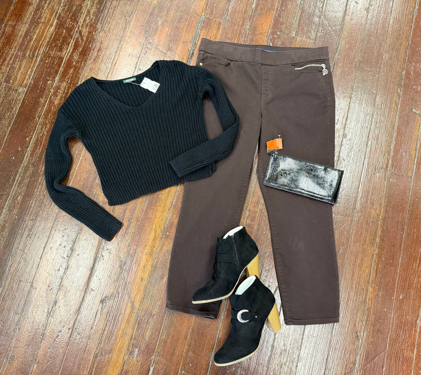 tommy hilfiger brown Pants, 14