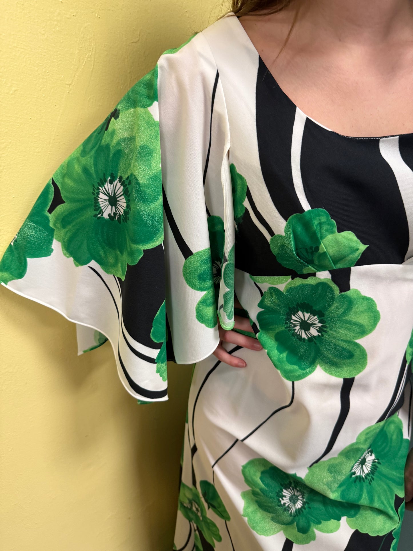 malihini hawaii green/white Vintage, small