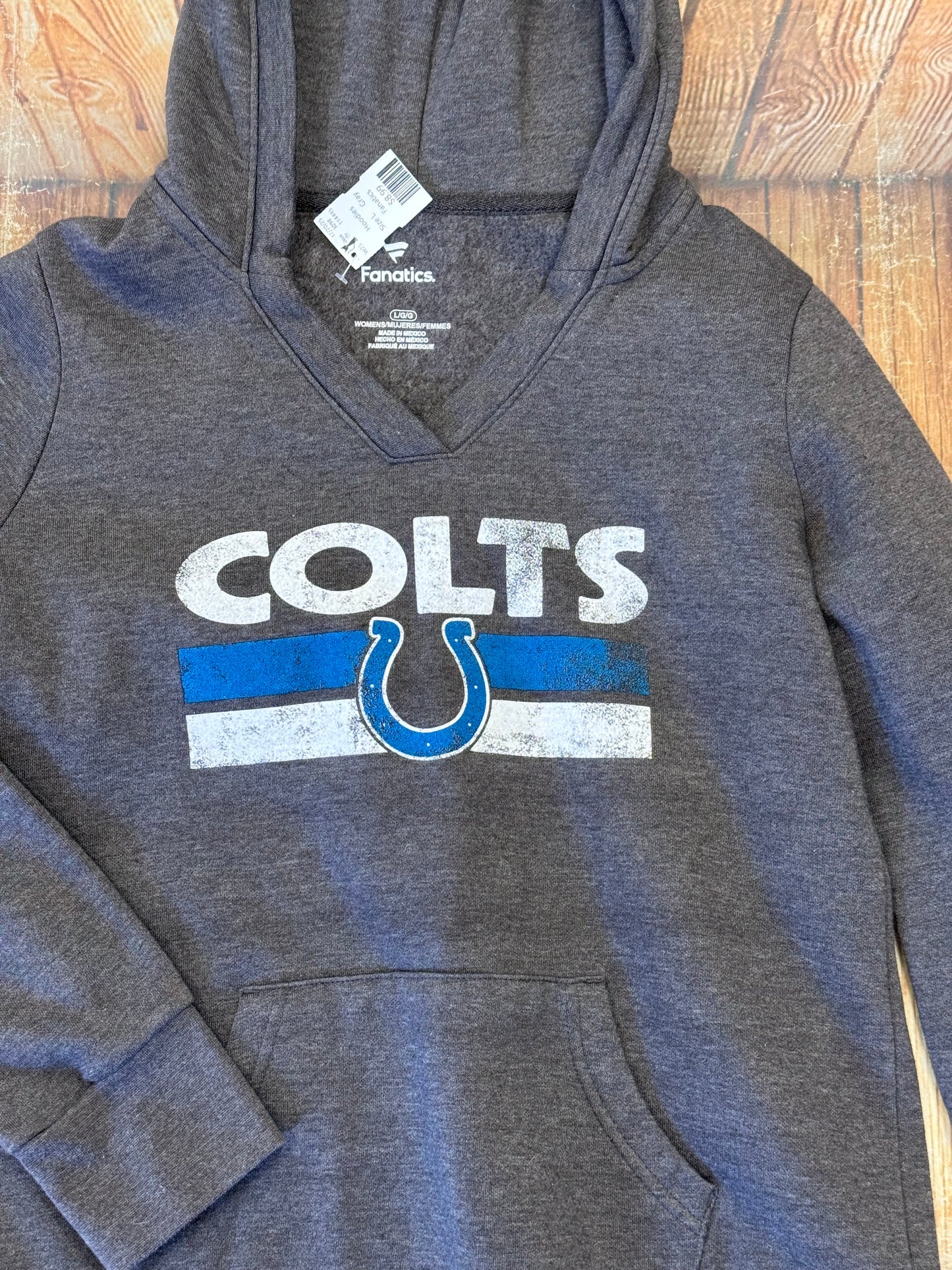 Fanatics Gray Hoodies, L