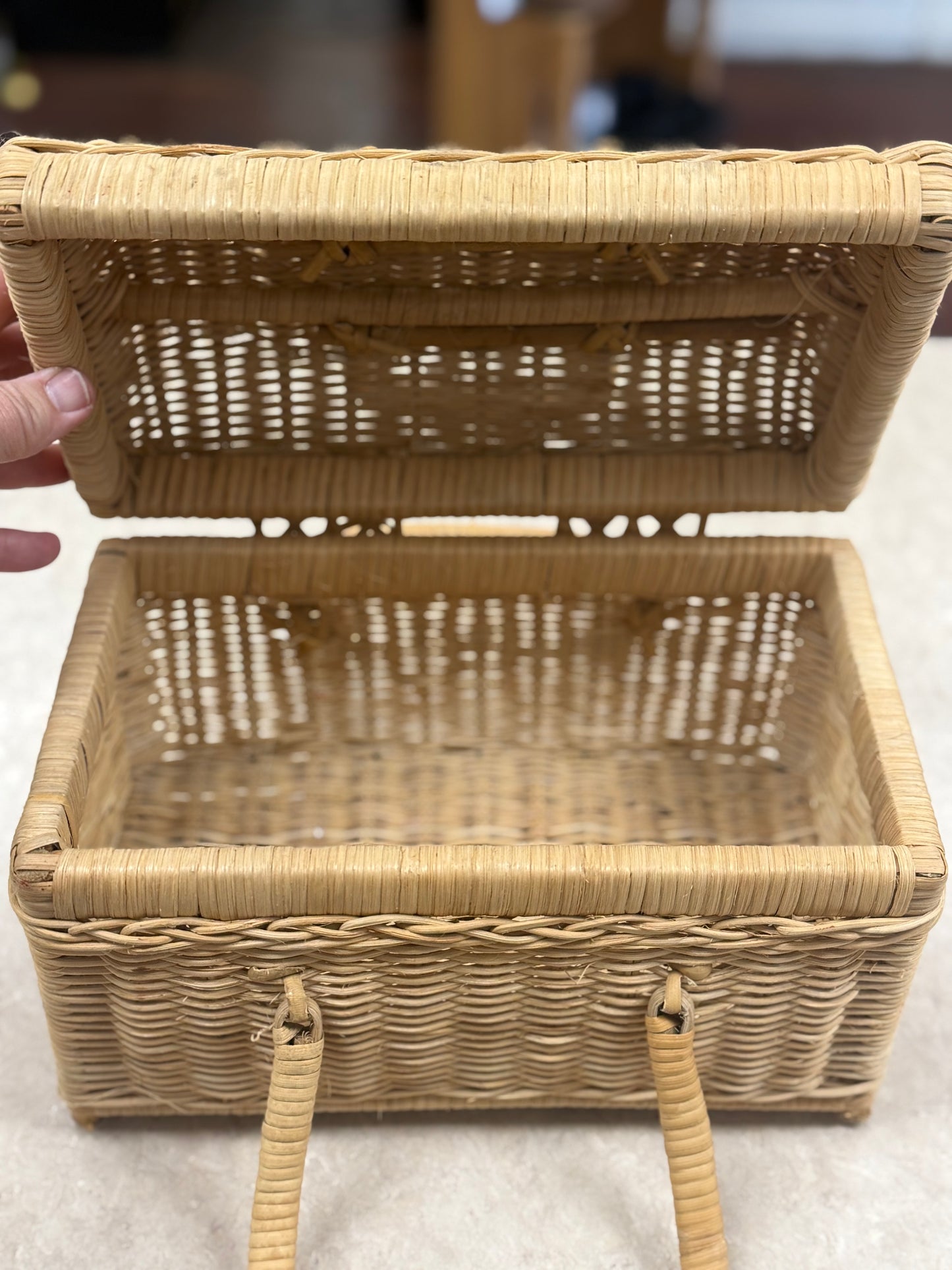 Basket Wicker Vintage Purses, Handbag