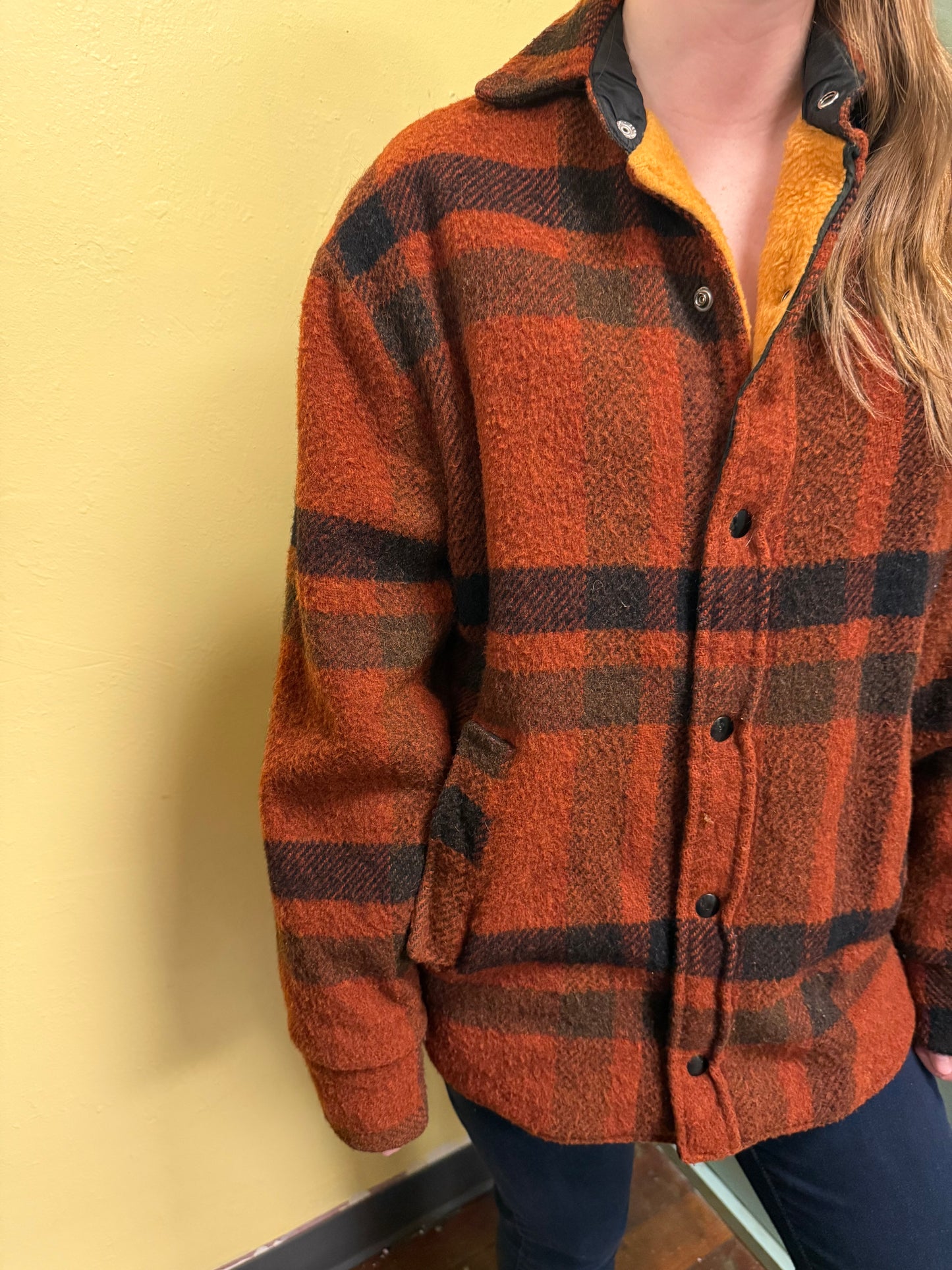 JC penney towncraft burnt orange Vintage, small(mens)