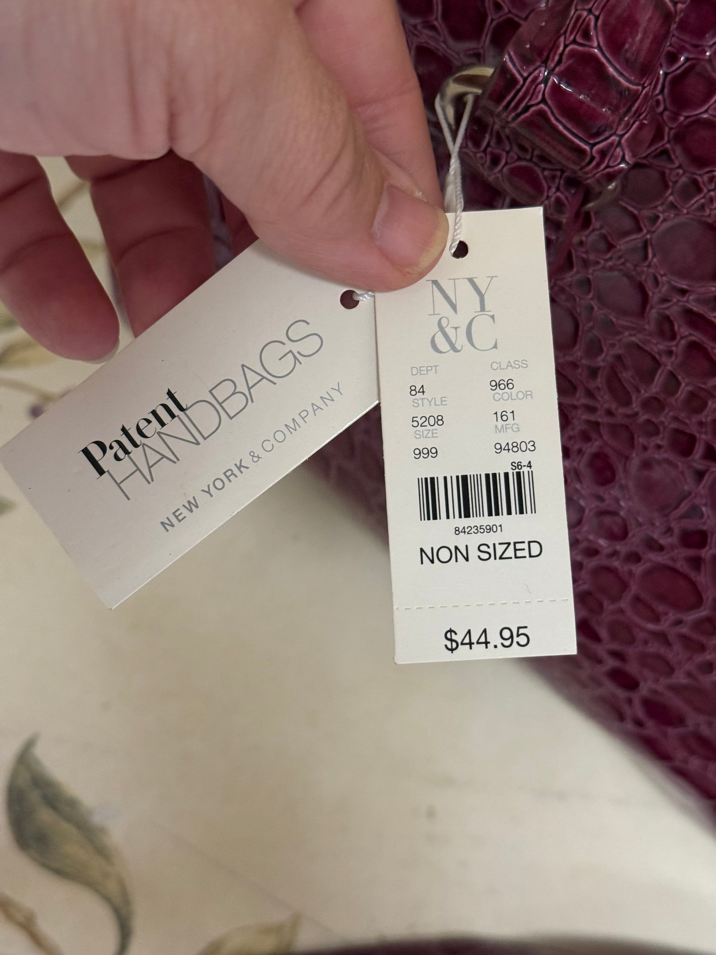 NY & C magenta Purses, medium