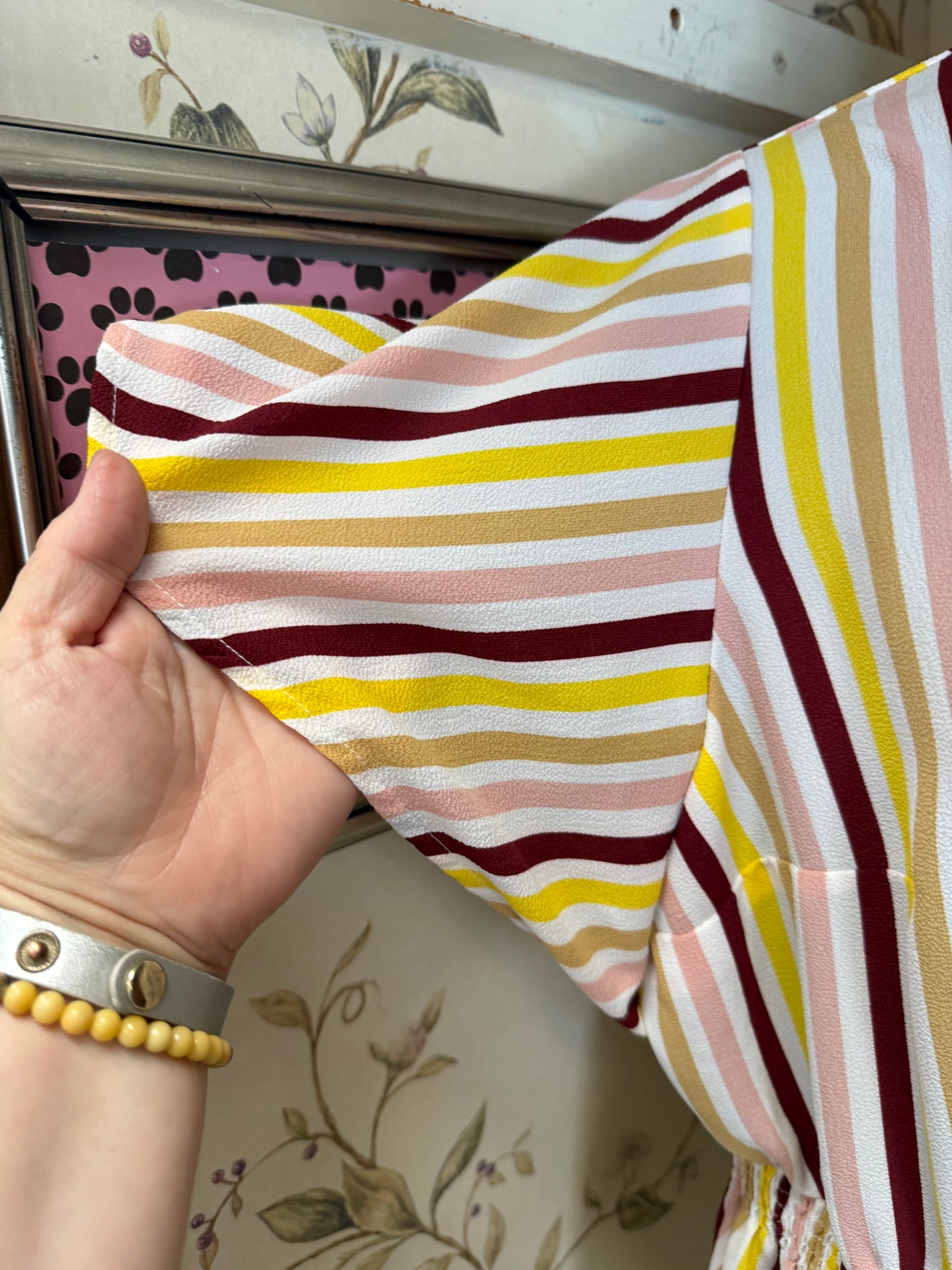 Lane Bryant Pink/Yellow/White Tops, 16
