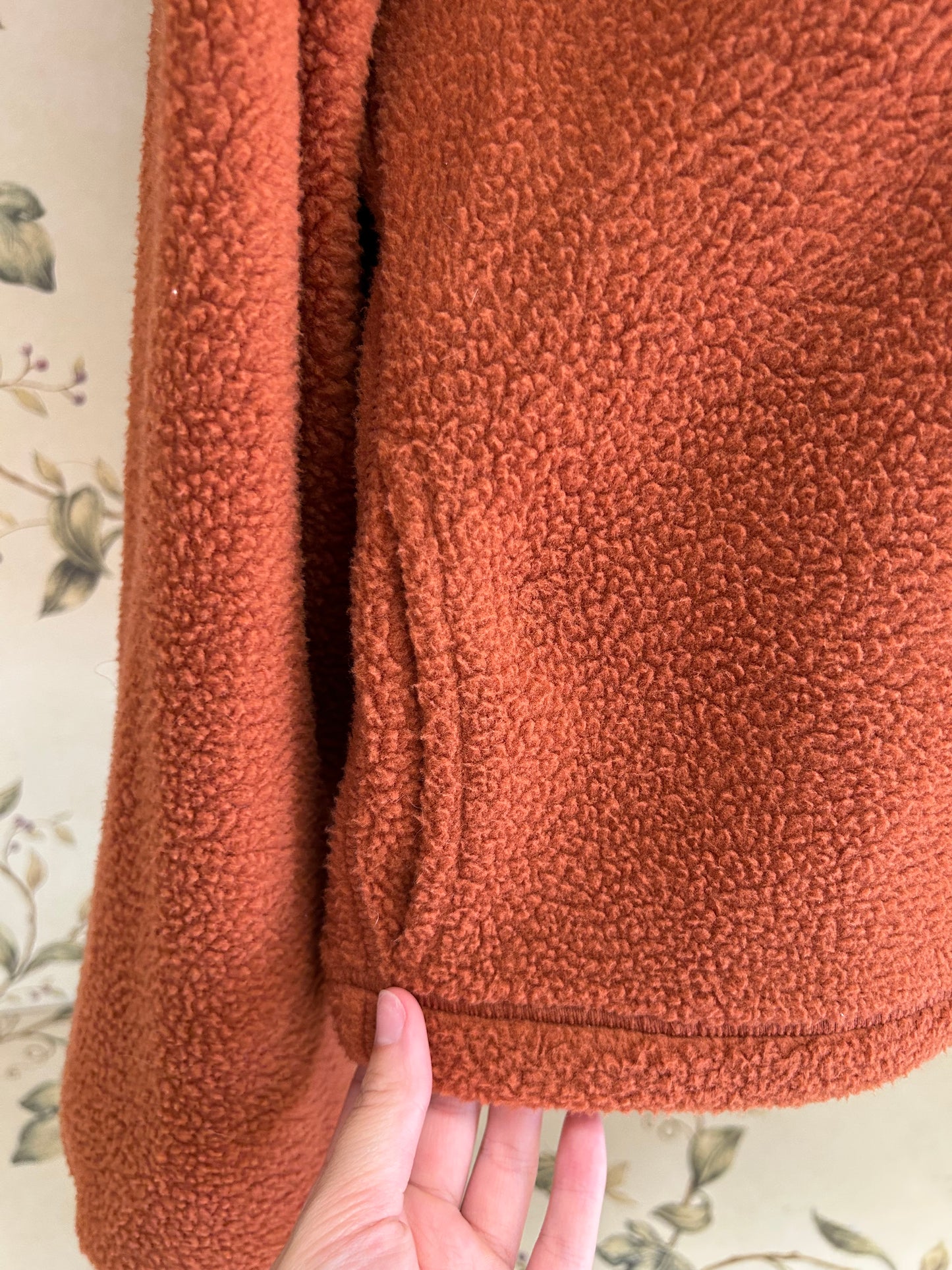 Double Zero Orange 1/4 Zips, S