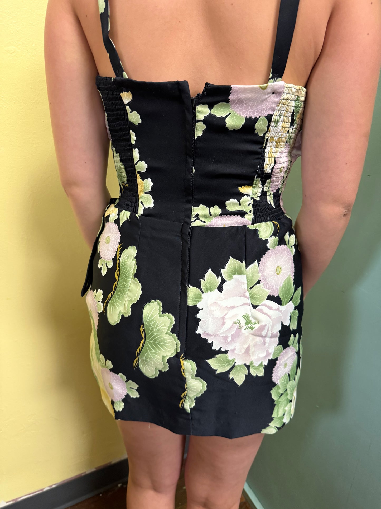 Royal Surf black floral Vintage, small