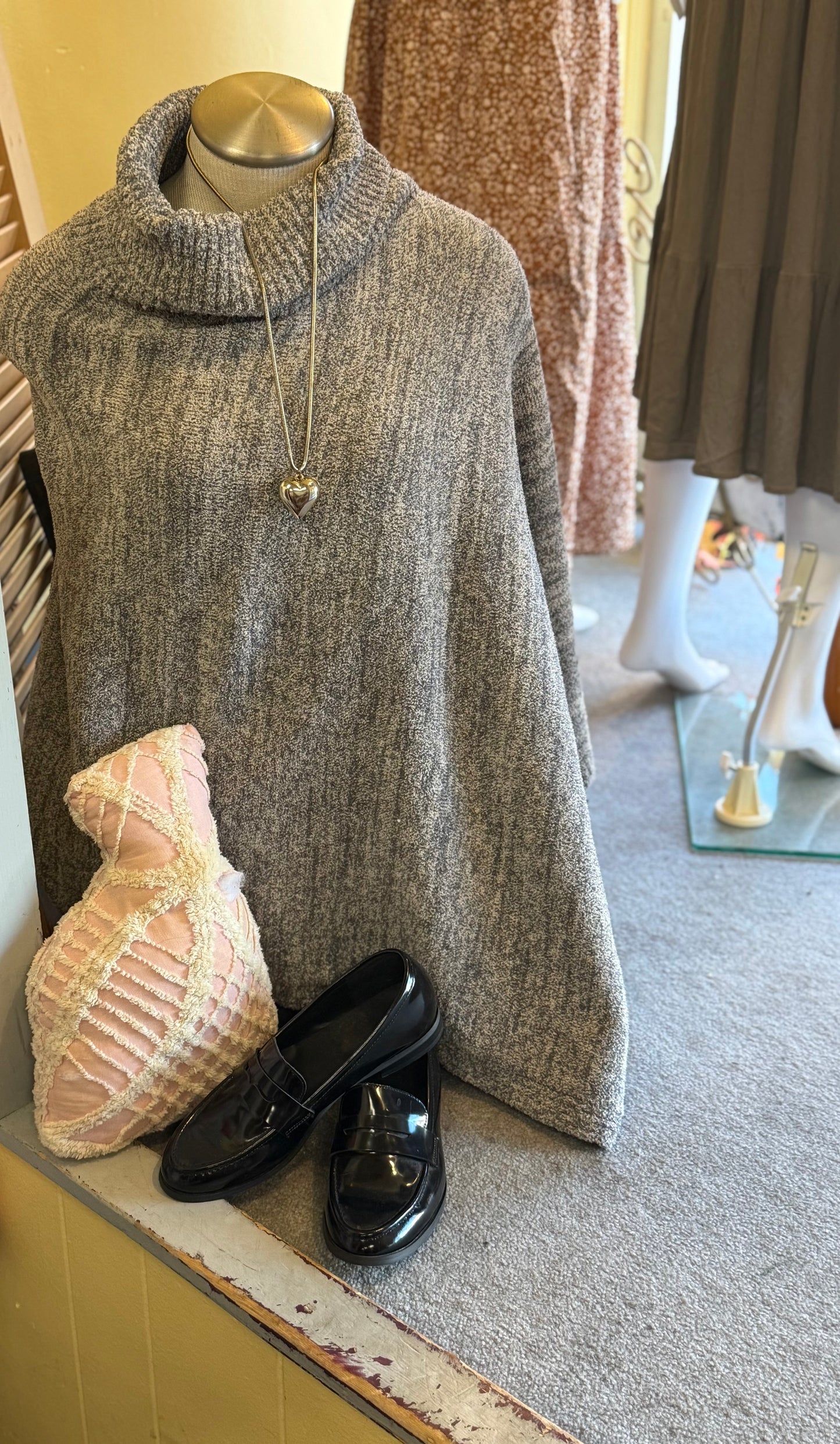 Barefoot Dreams Gray Ponchos, One Size