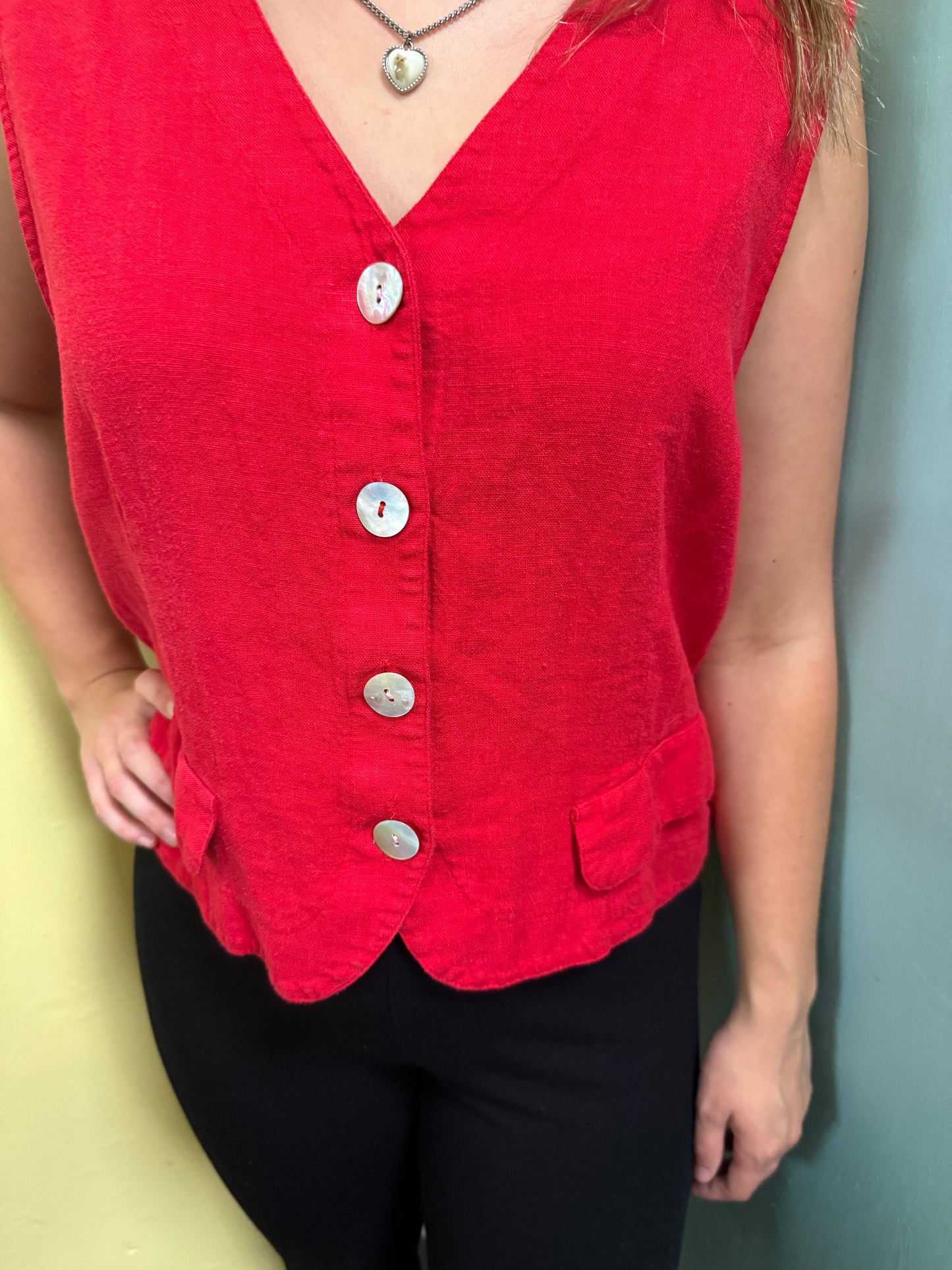 Carol Anderson Red Tops, L