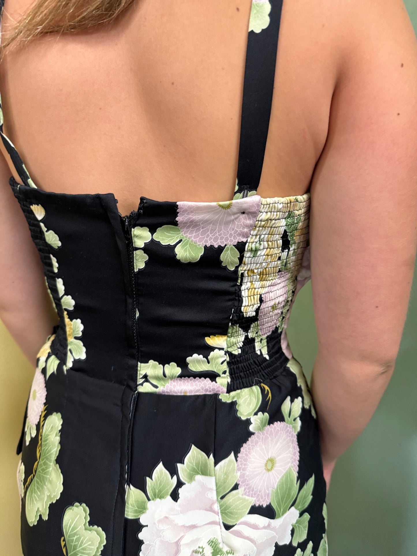 Royal Surf black floral Vintage, small