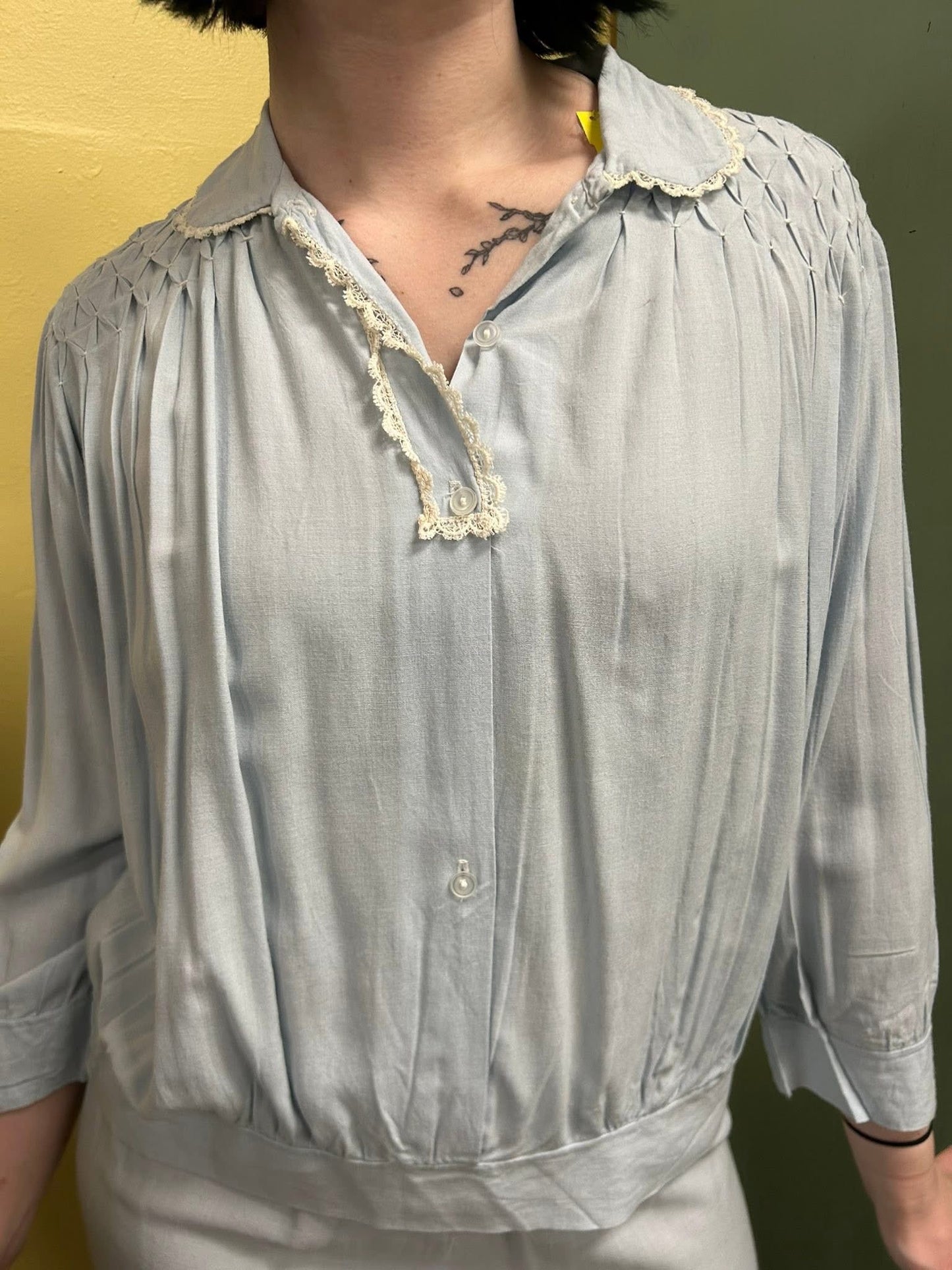 dora gottlieb blue Vintage, large