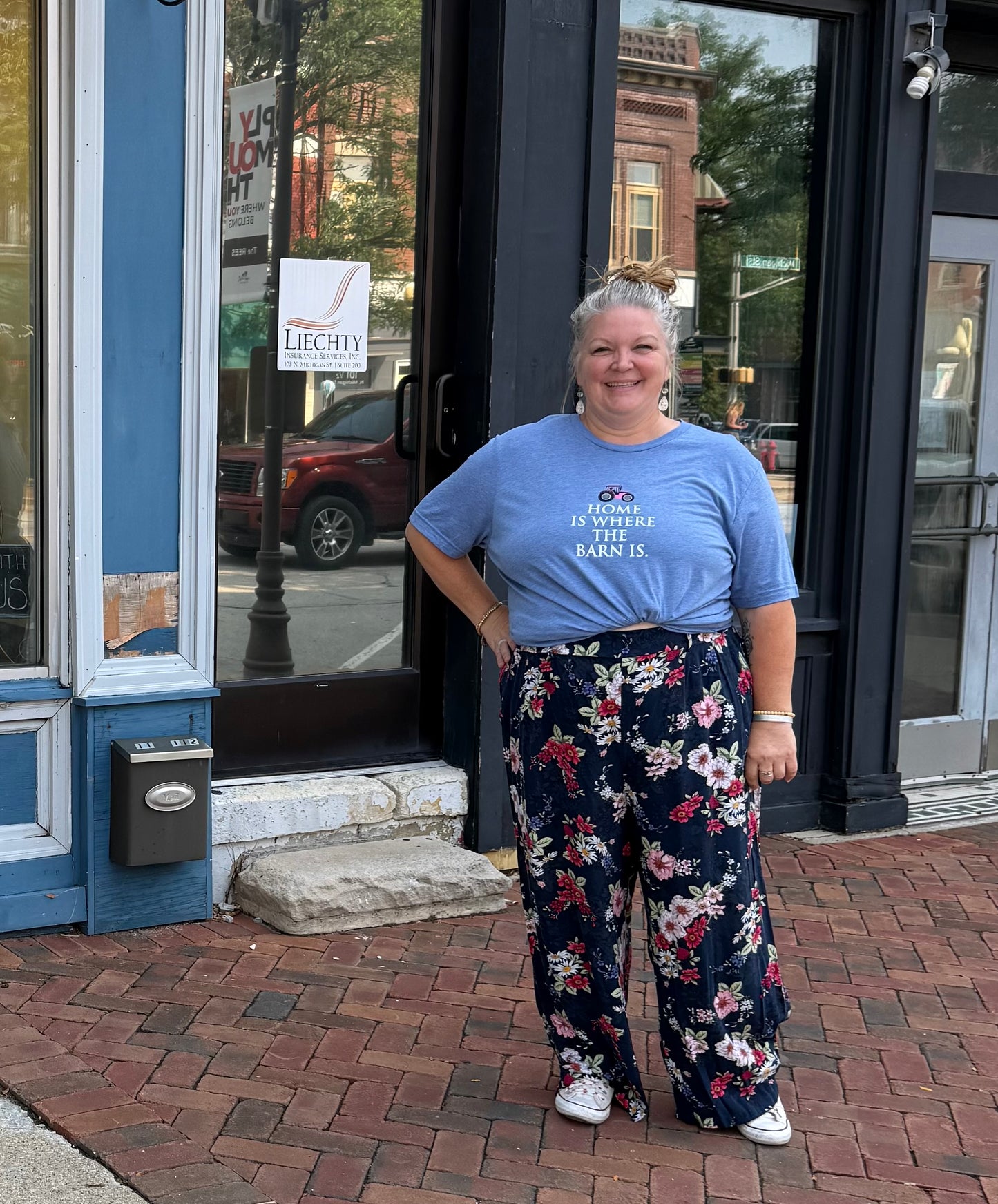 Canvas Blue Tops, 2xl
