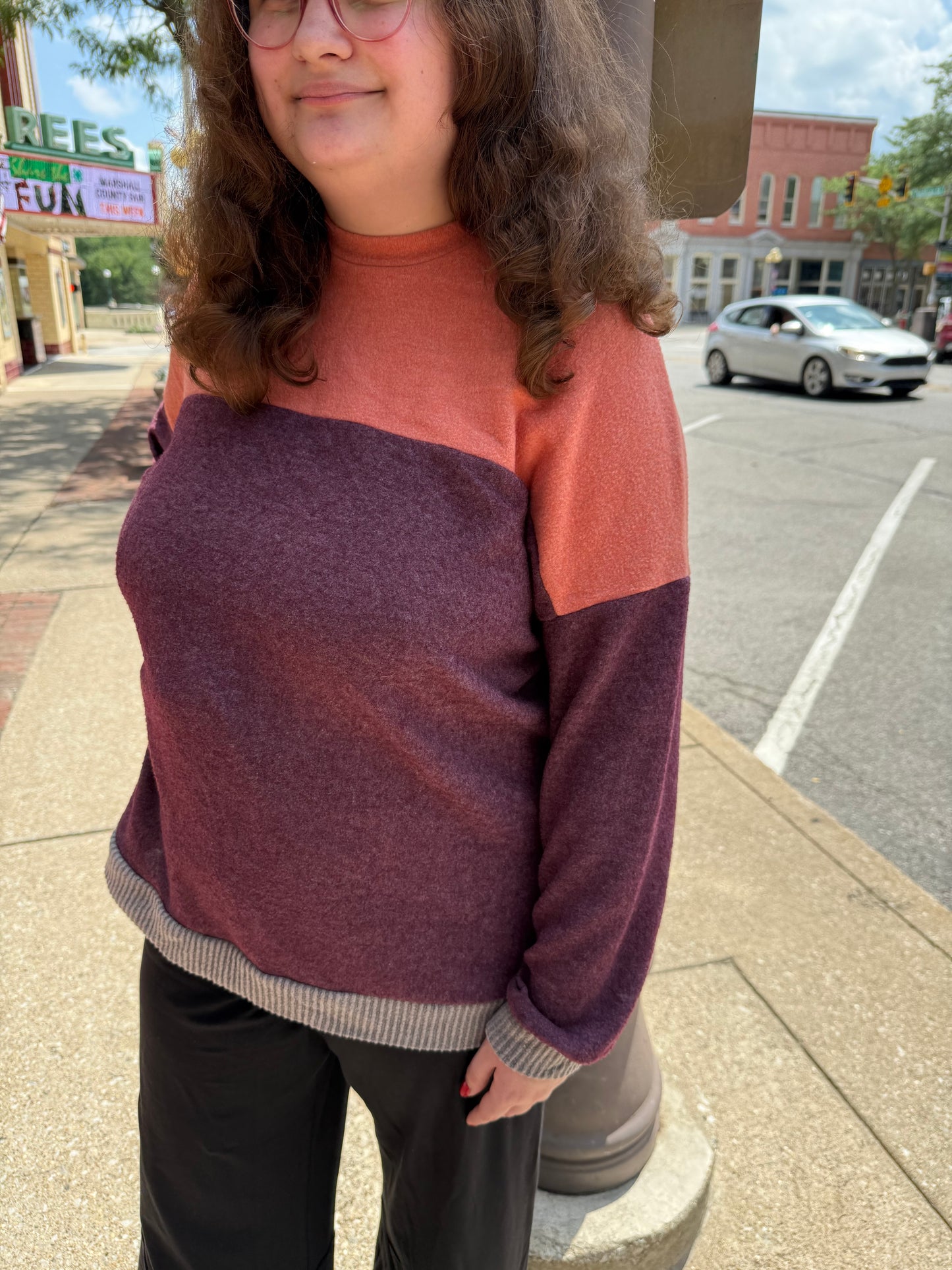 Moa Moa Orange multi Tops, Medium