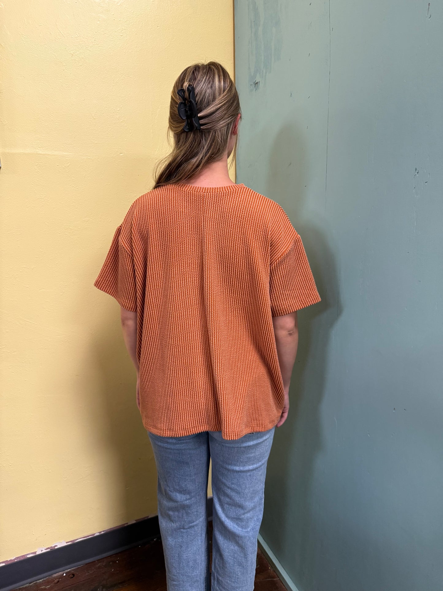 Zenana Orange Tops, S/M