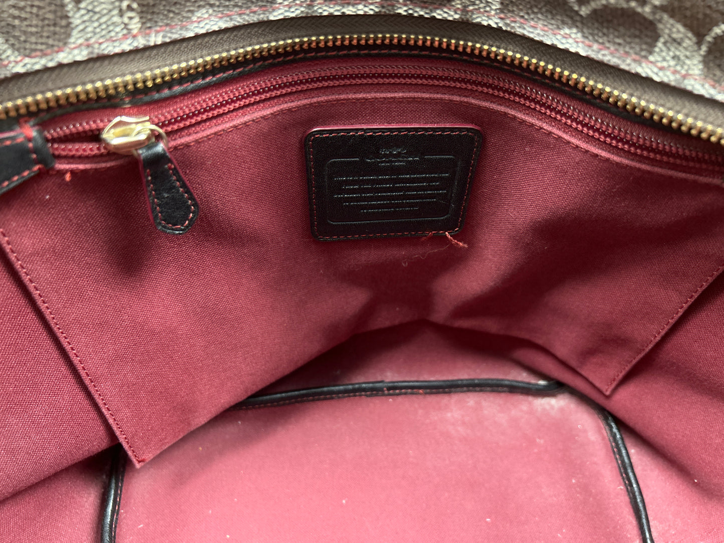Coach Black/Gray Purses, Tote