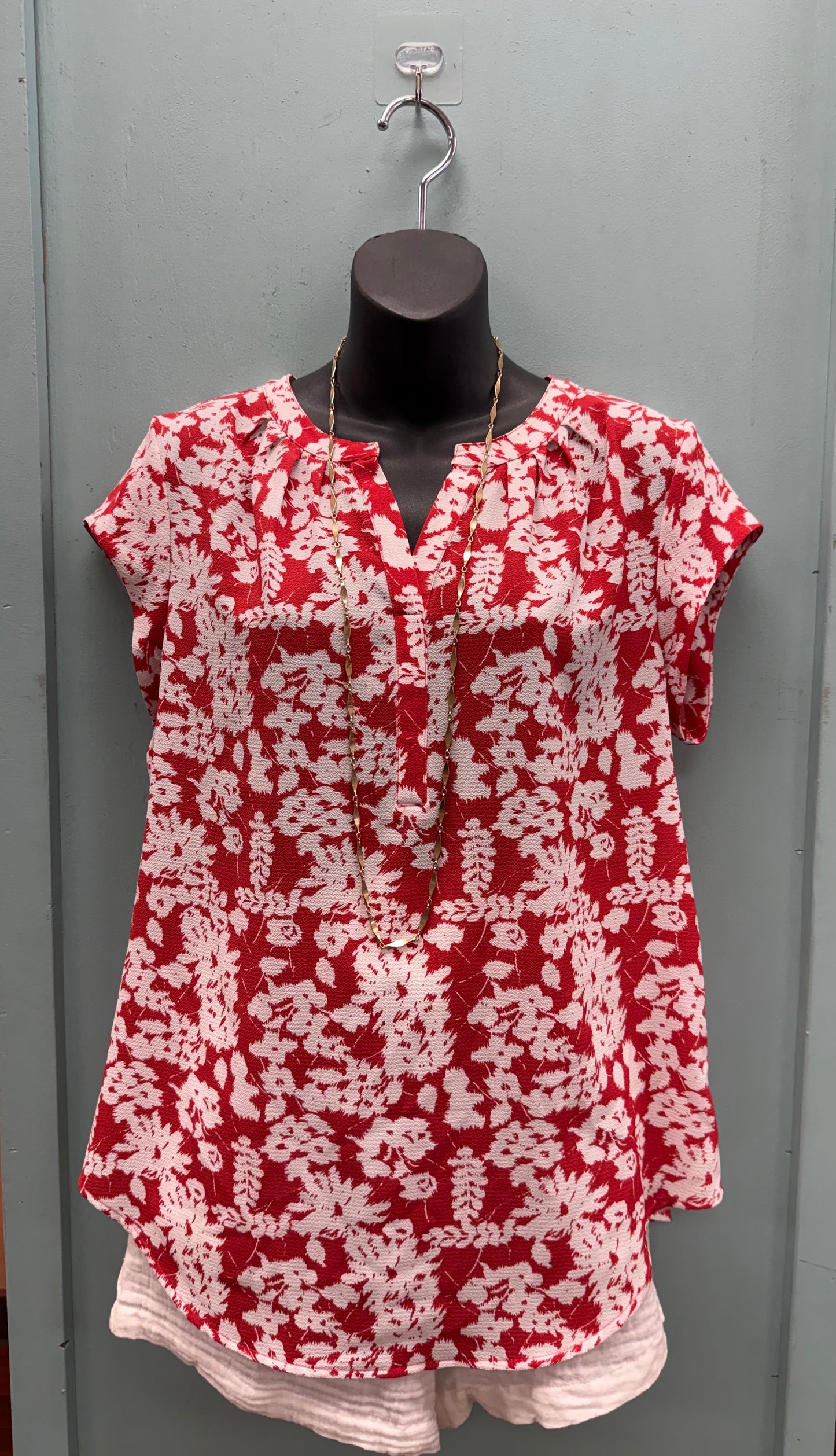 Fun2Fun Red/White Tops, L