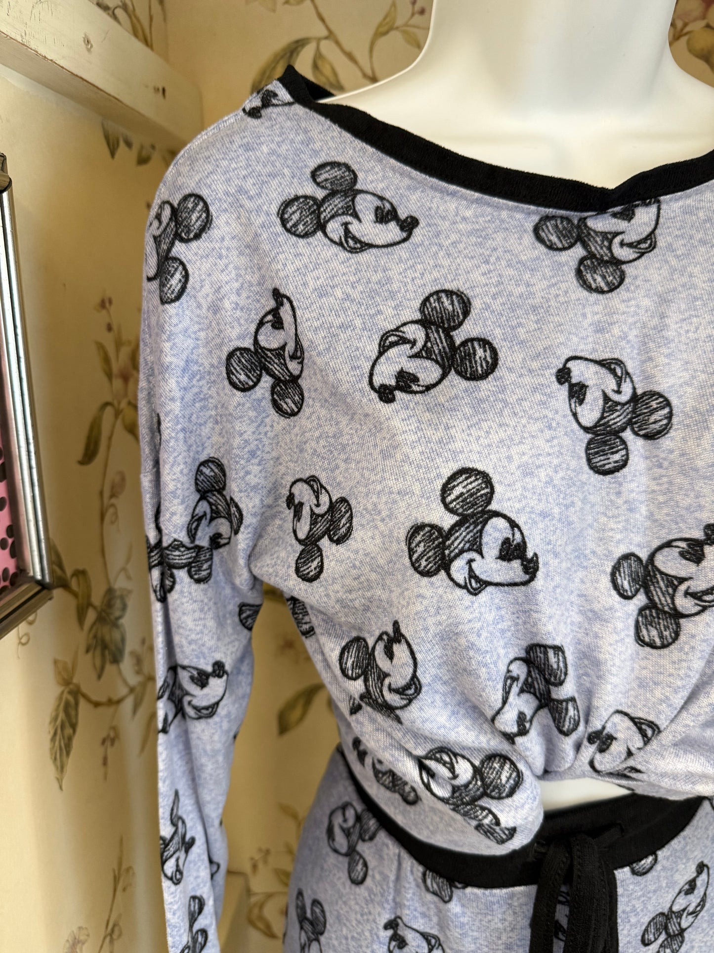 Disney Blue / Black Pajama Set, S