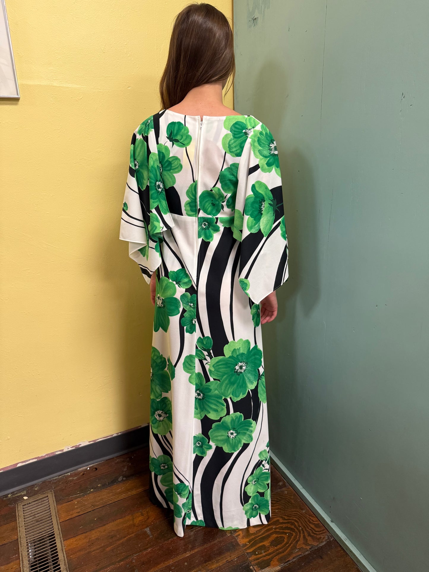 malihini hawaii green/white Vintage, small