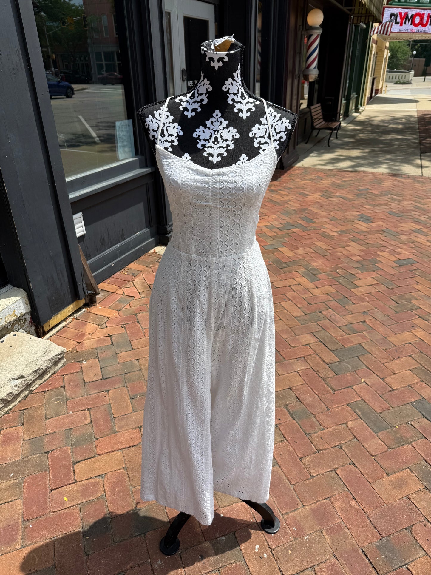 ASTR White Jumpsuits, Large