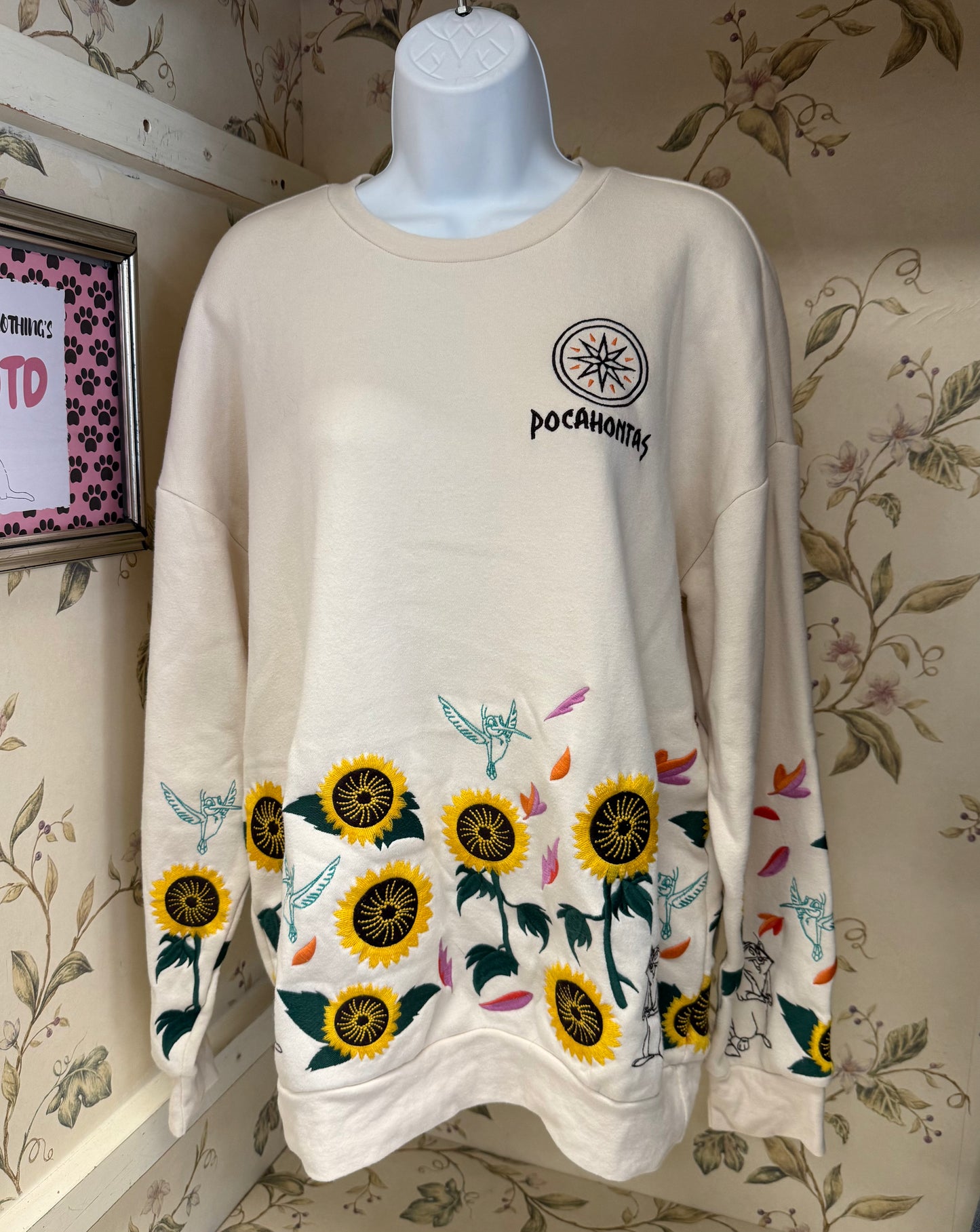 Disney Cream Tops, S