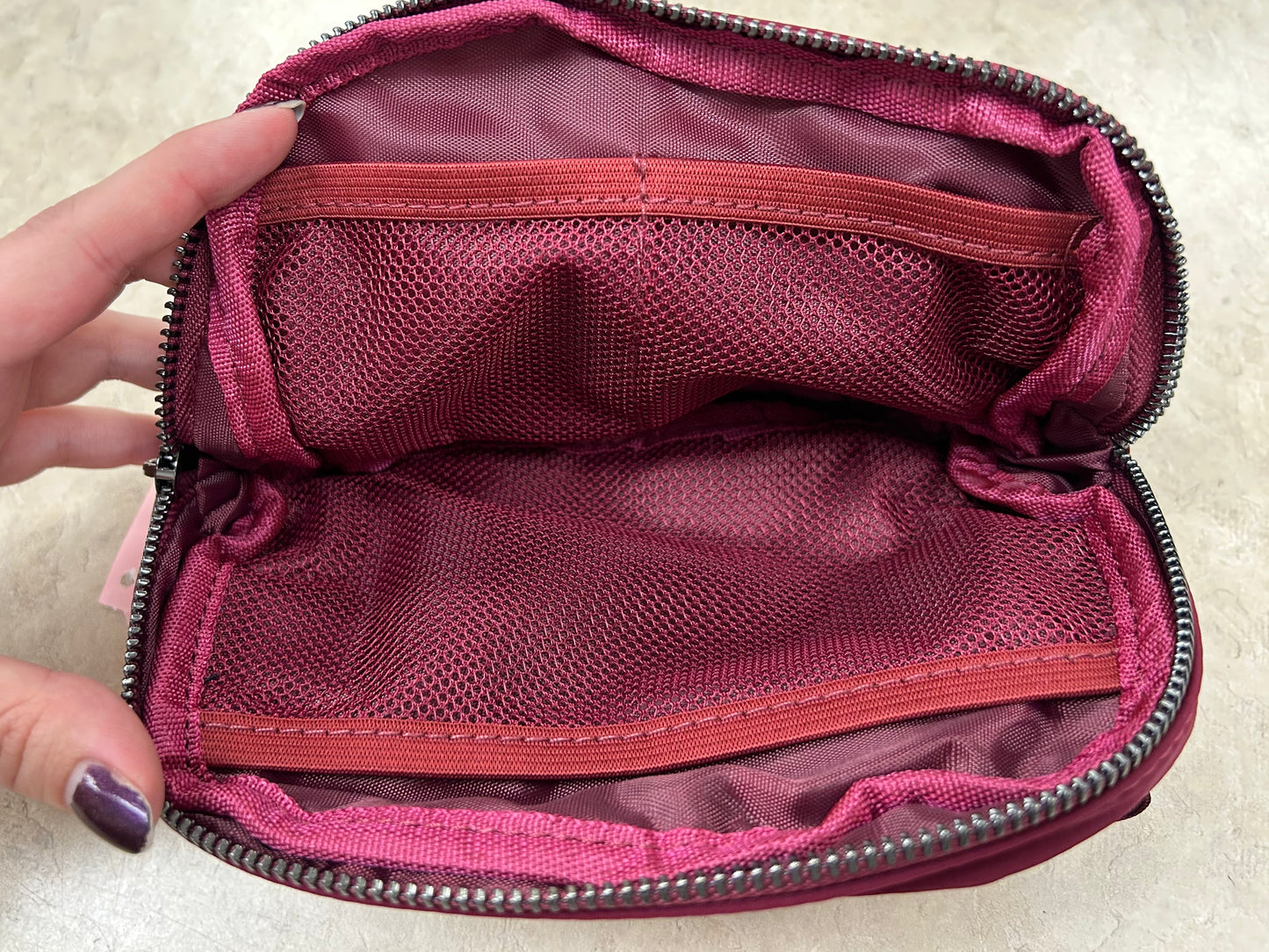 Halara Burgundy Purses, Belt Bag