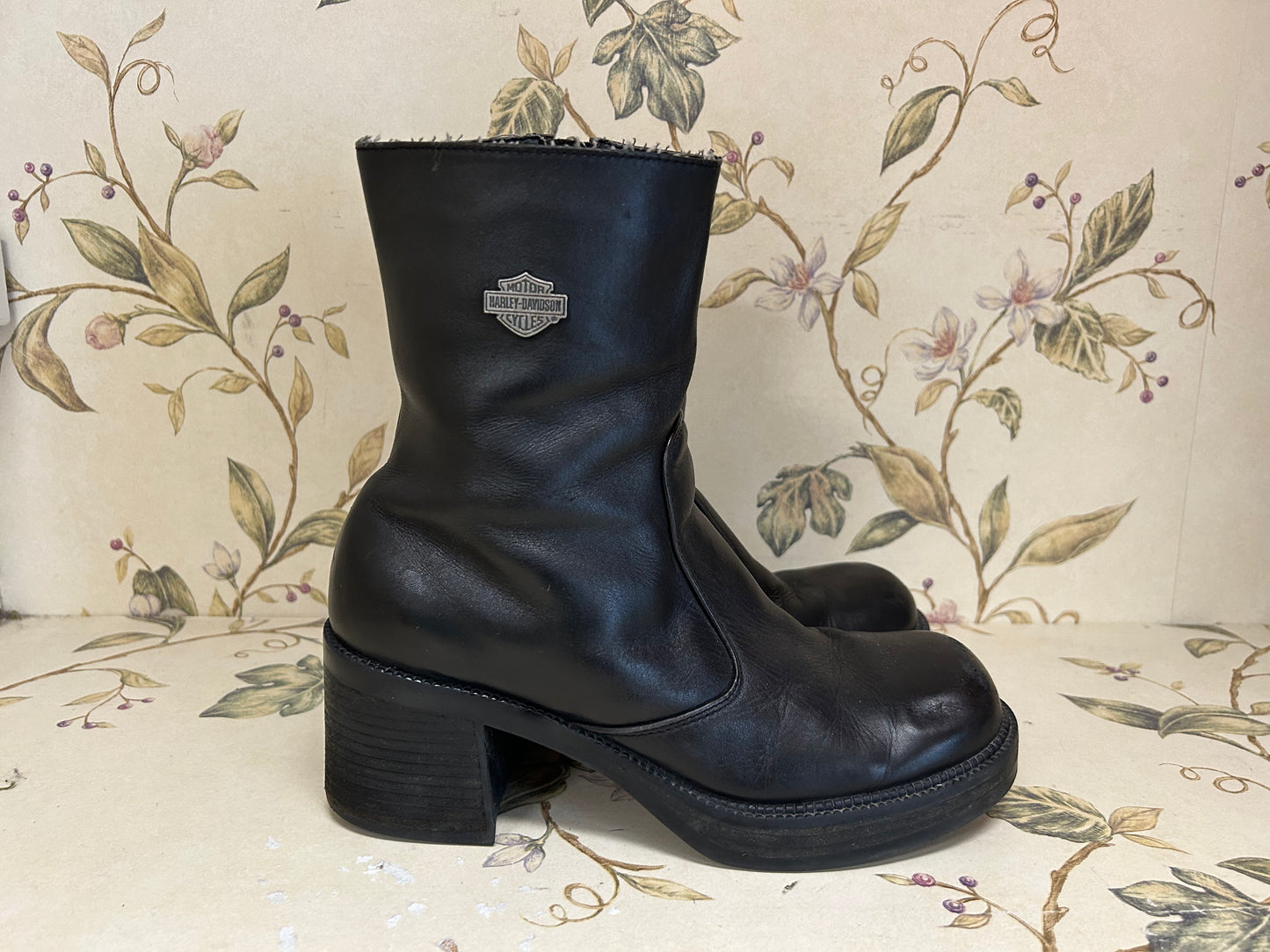 Harley-Davidson Black Boots, 9.5