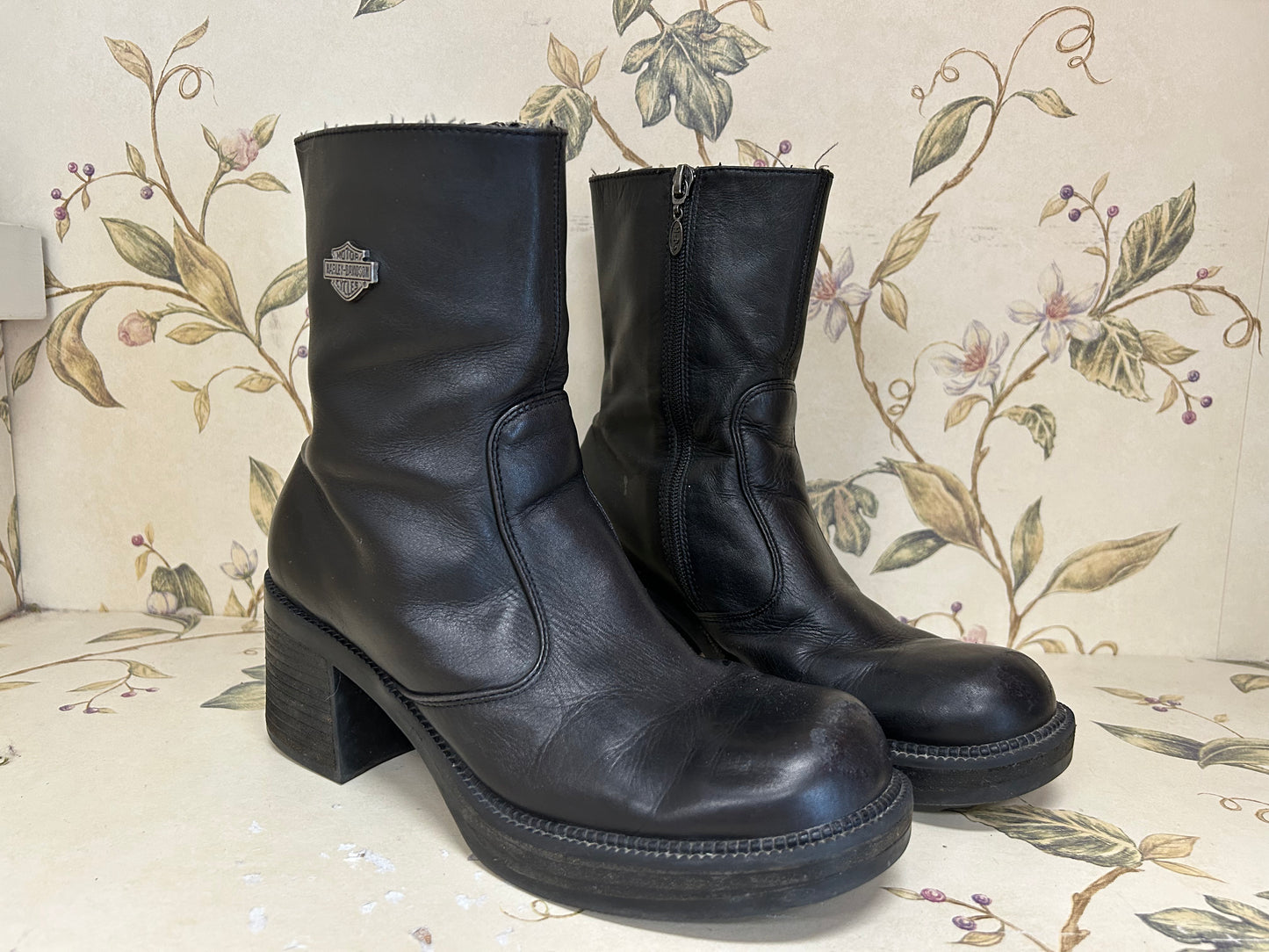Harley-Davidson Black Boots, 9.5