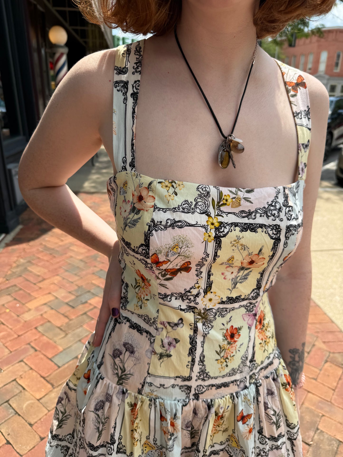Avec Les Filles Multi Butterfly Dresses
