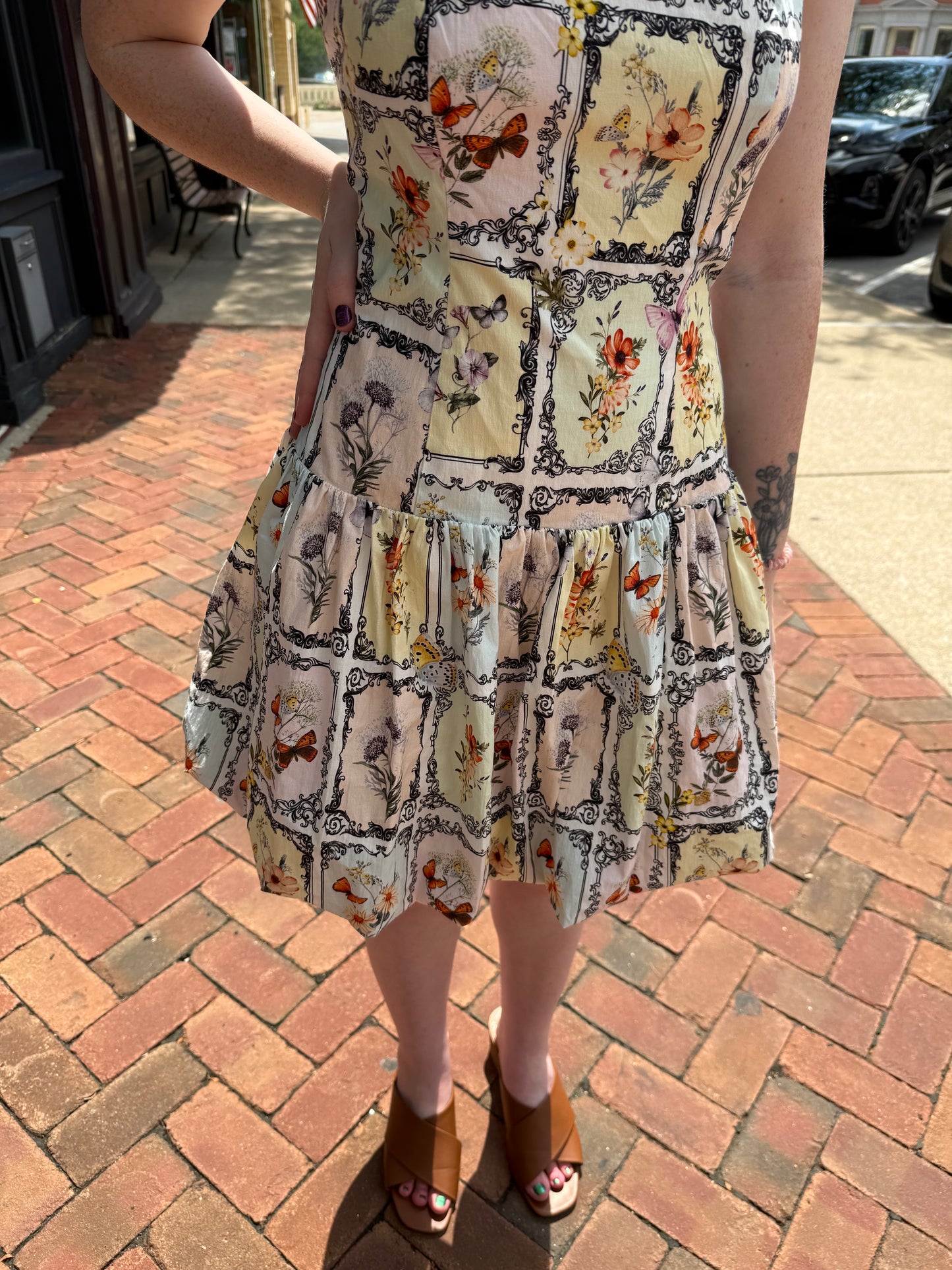 Avec Les Filles Multi Butterfly Dresses