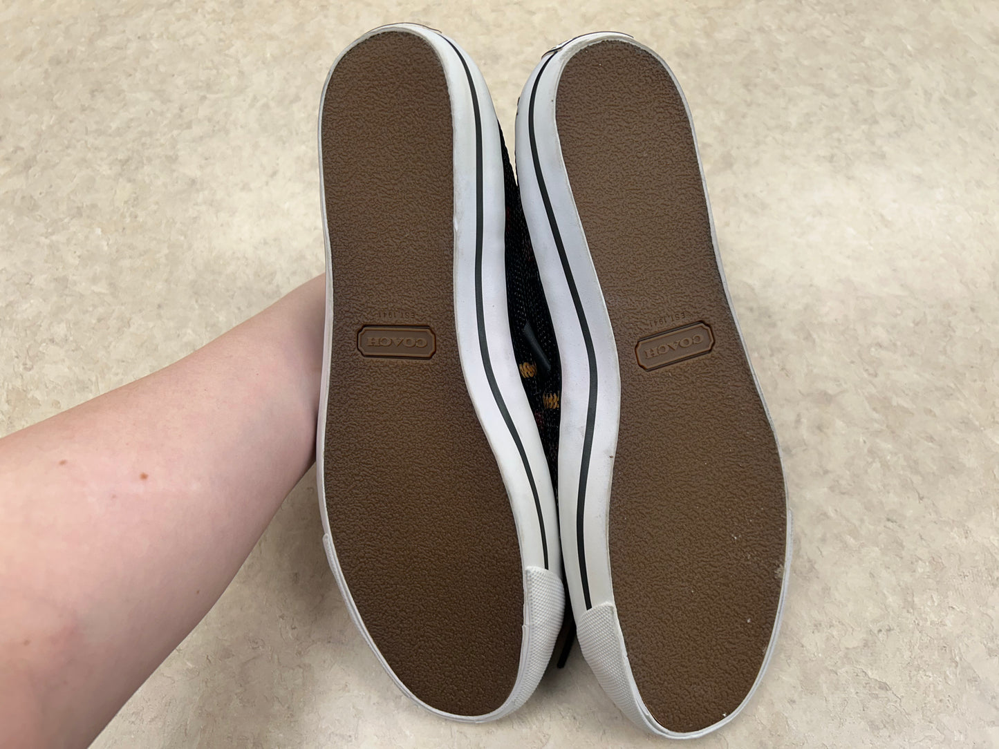 Coach Red/Navy Shoes, 9.5