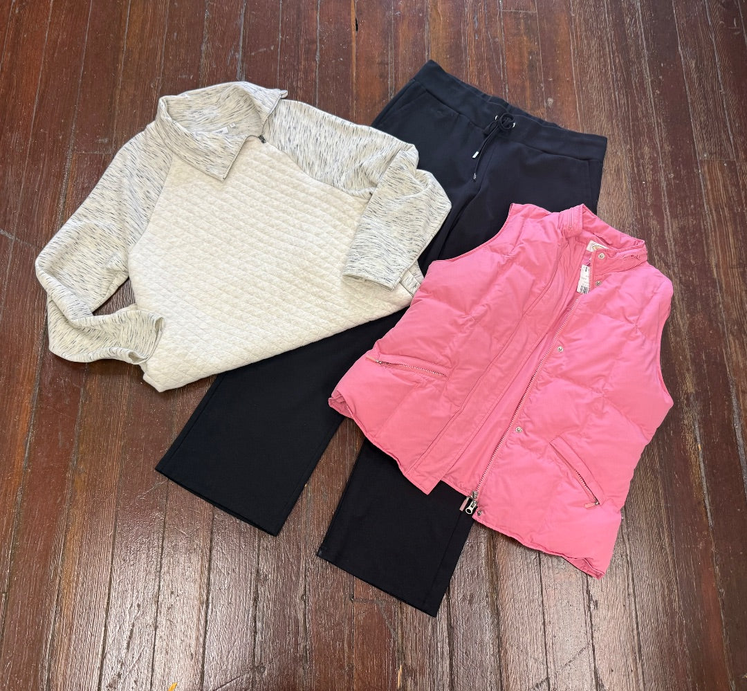 Talbots Pink Vests, M
