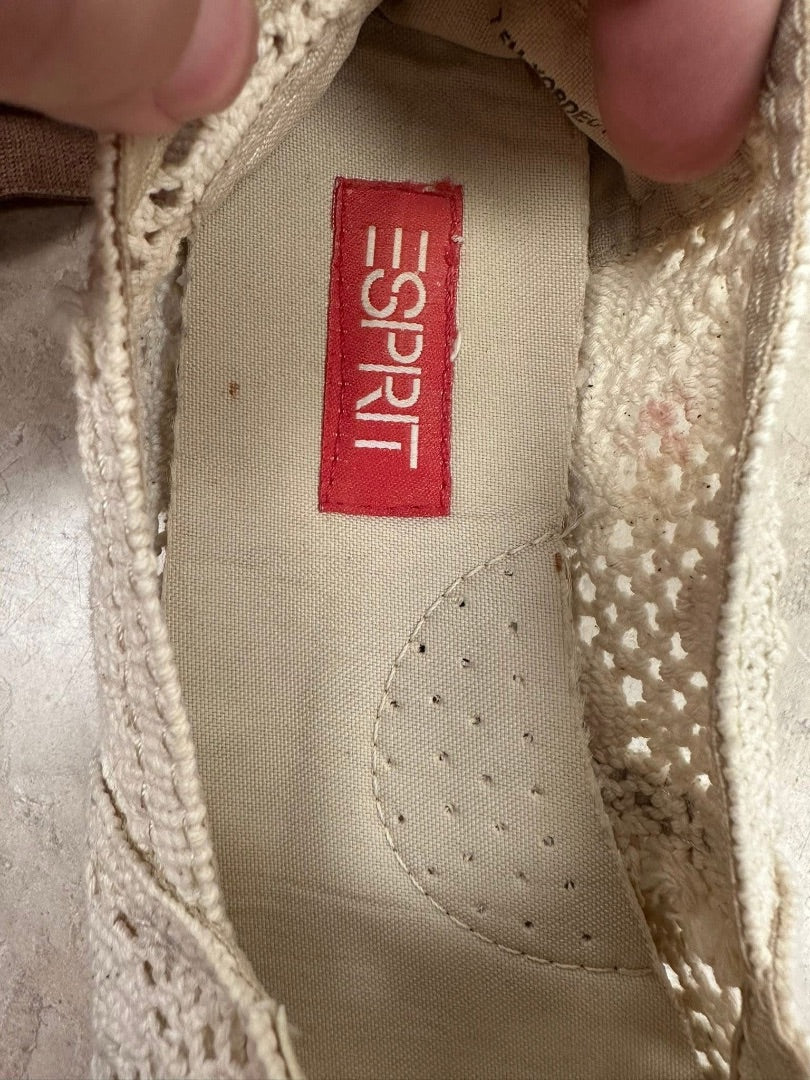 Esprit Cream Shoes, 7.5
