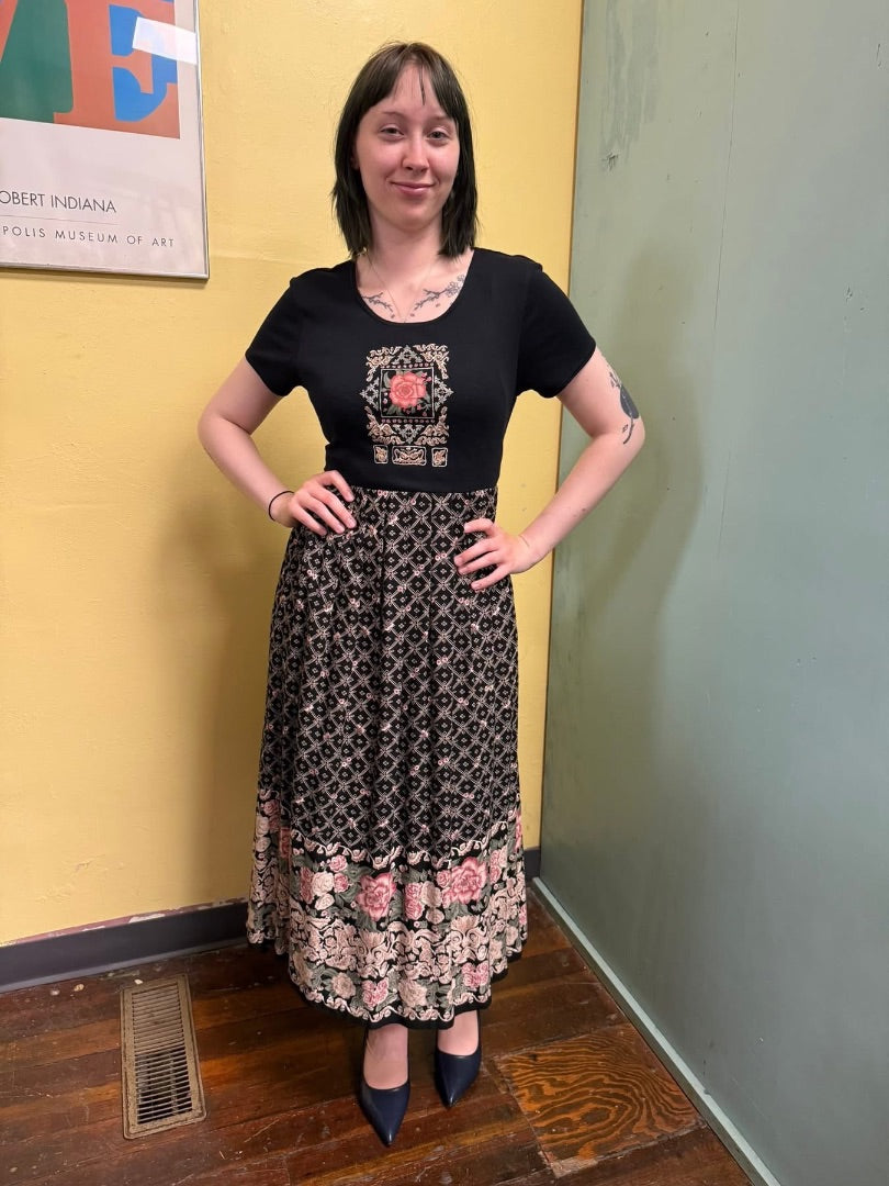 JustInThyme LTD Black / Pink Vintage Dresses, 8