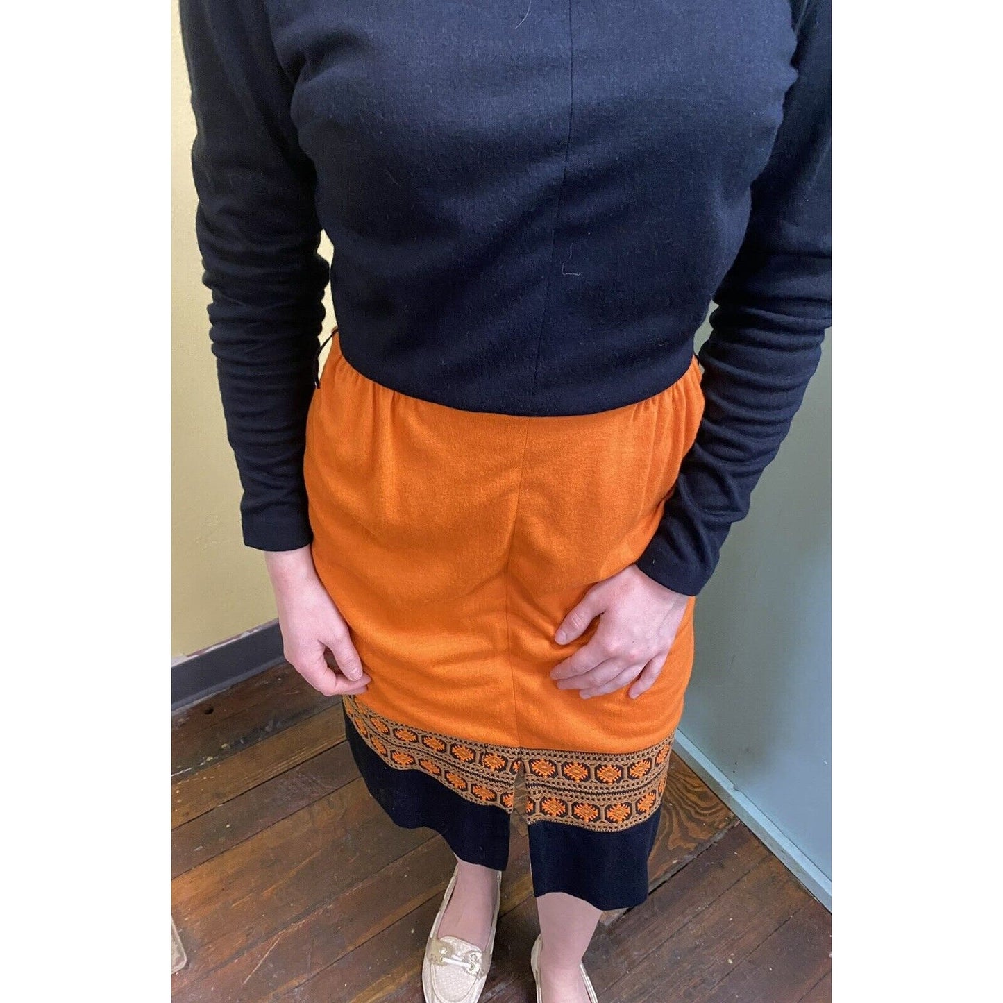 Vintage 70’s Montgomery Ward Knit Dress Size S