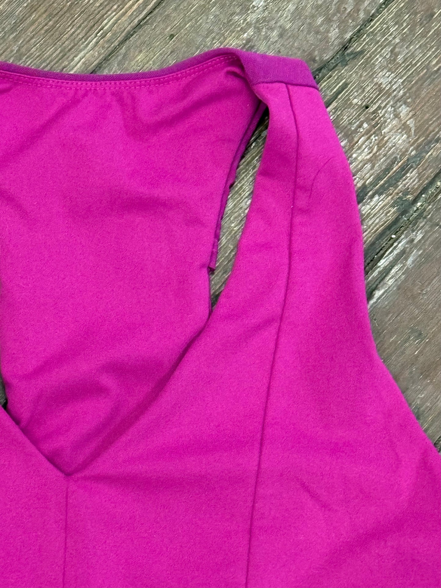 fabletics magenta sports bra, large/xl