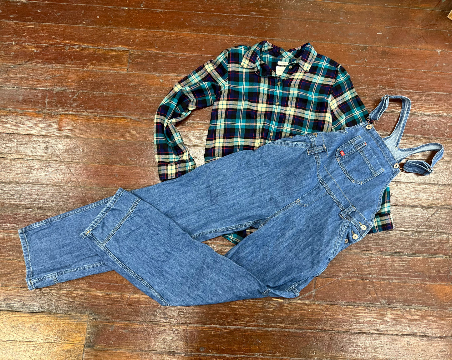 Dickies Blue Overalls, S
