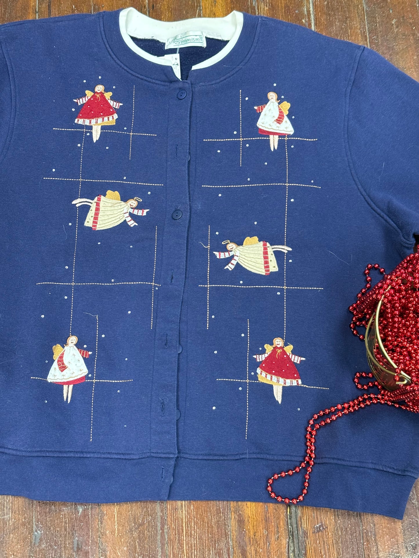 Extra Shenanigans Navy 90s sweatshirt, XL