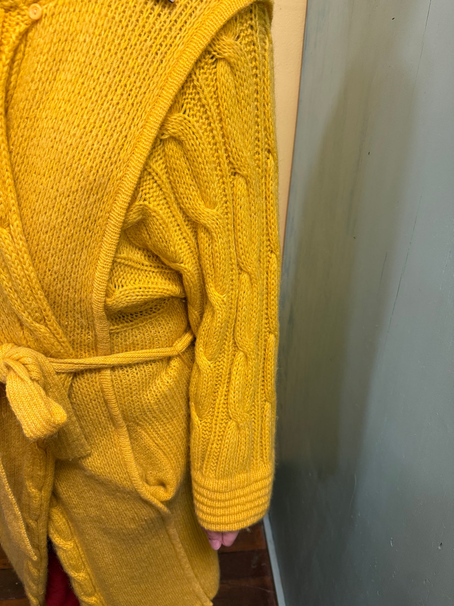Peter G's General Stores Mustard Vintage cardigan, medium