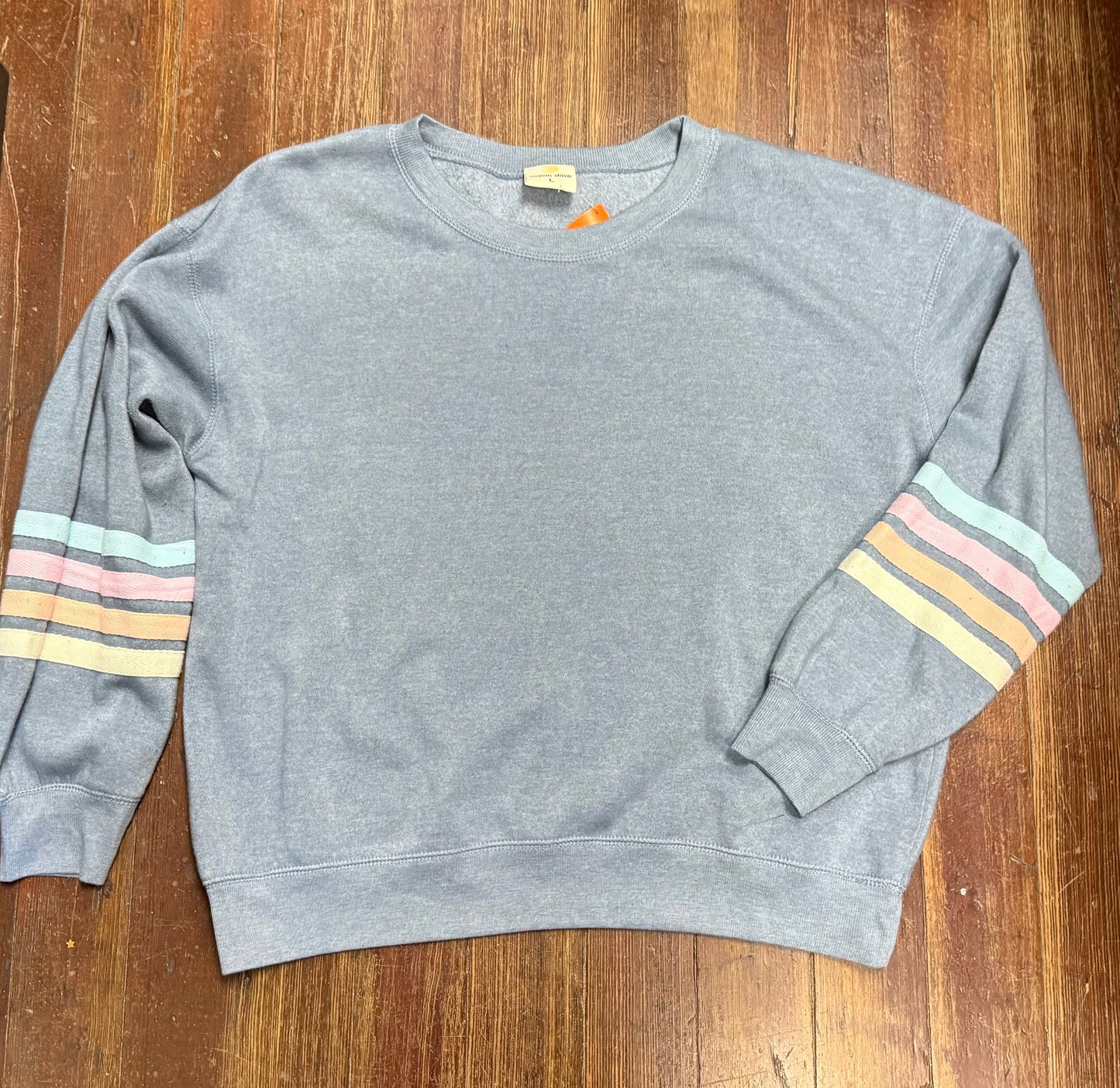 ocean drive Blue Crewnecks, L