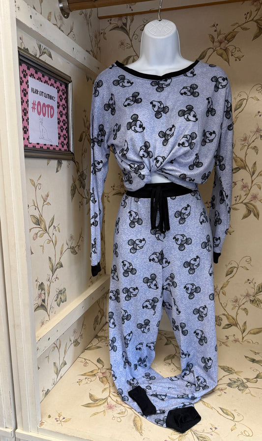 Disney Blue / Black Pajama Set, S
